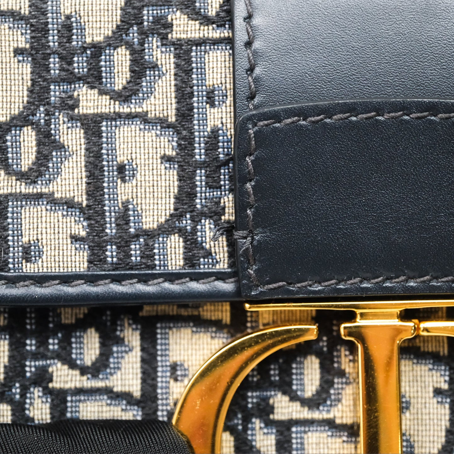 Christian Dior 30 Montaigne Oblique Jacquard Box Bag