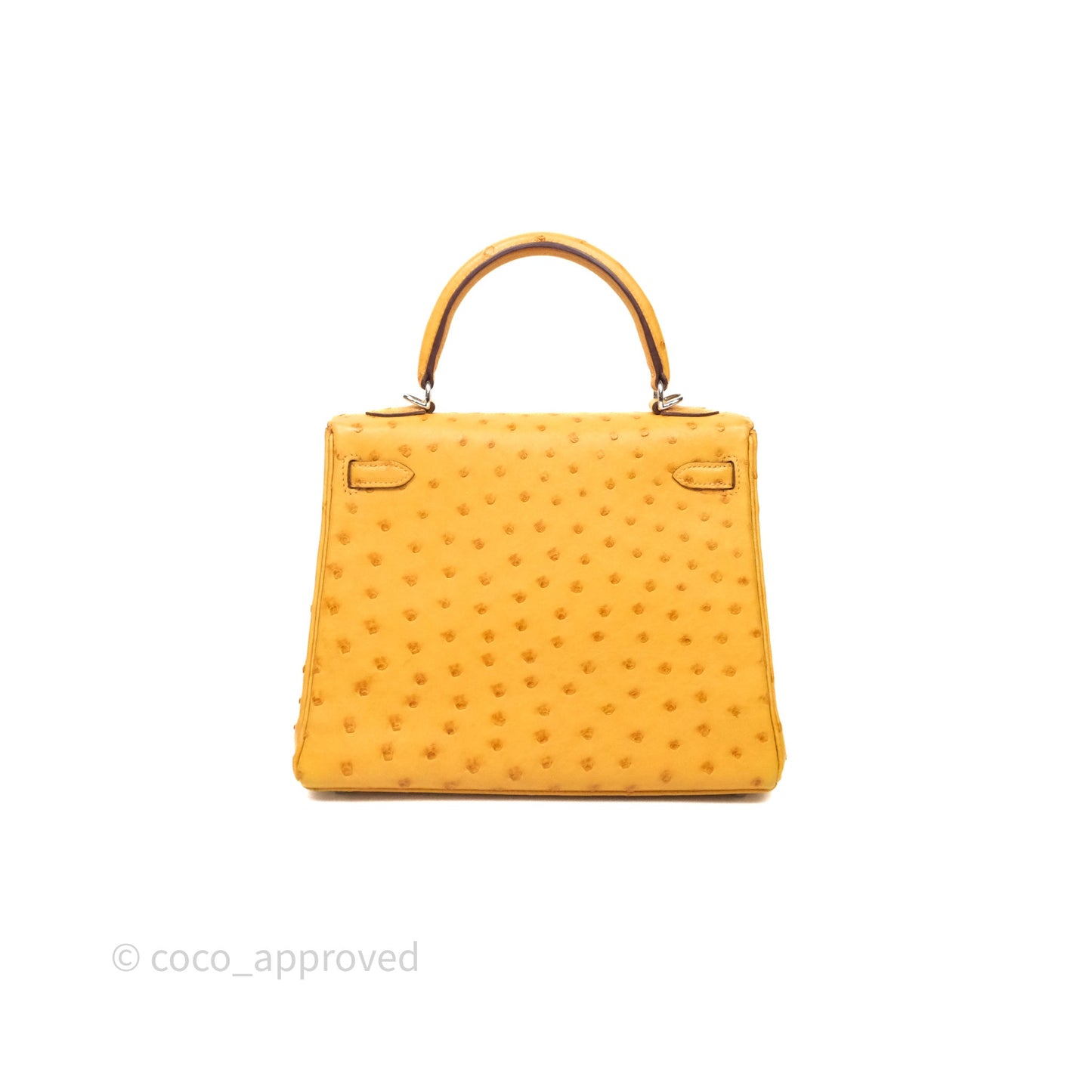 Hermès Kelly 25 Sable Ostrich Palladium Hardware