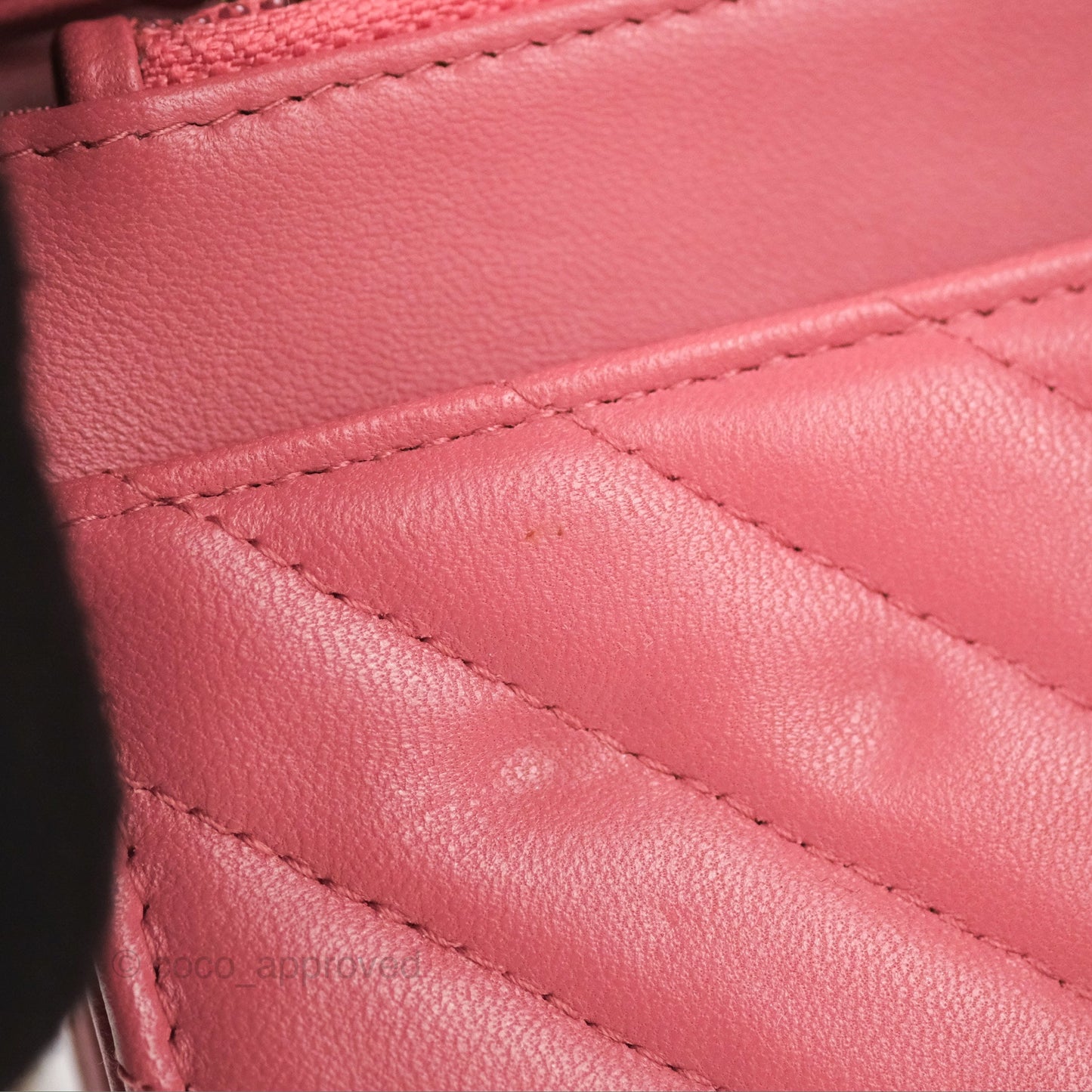 Chanel Trendy CC WOC Chevron Pink Lambskin Gold Hardware