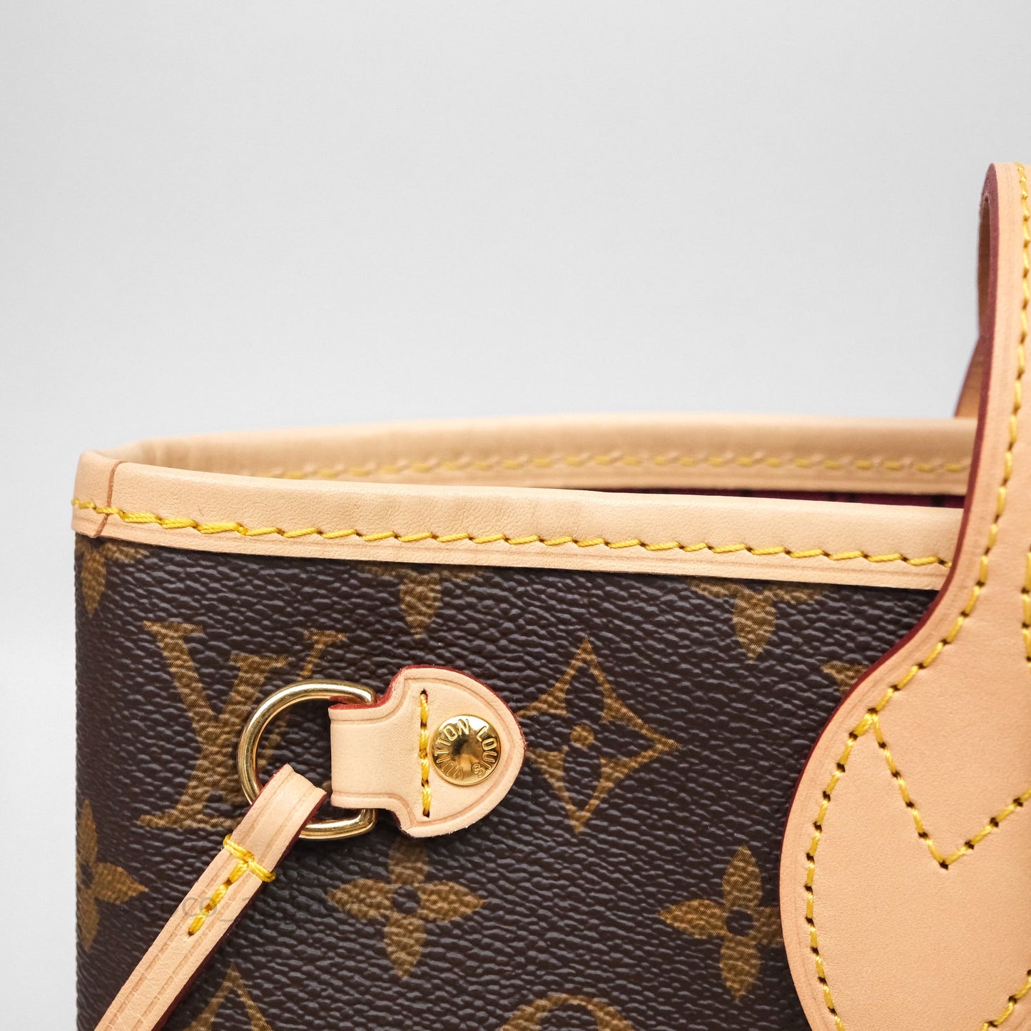 Louis Vuitton Neverfull PM Tote Bag Monogram Canvas Fuchsia