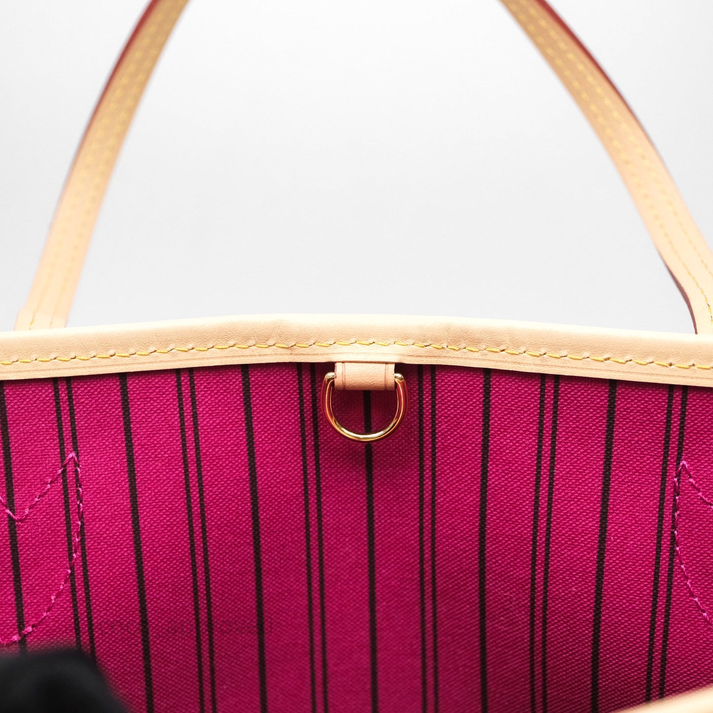 Louis Vuitton Neverfull PM Tote Bag Monogram Canvas Fuchsia
