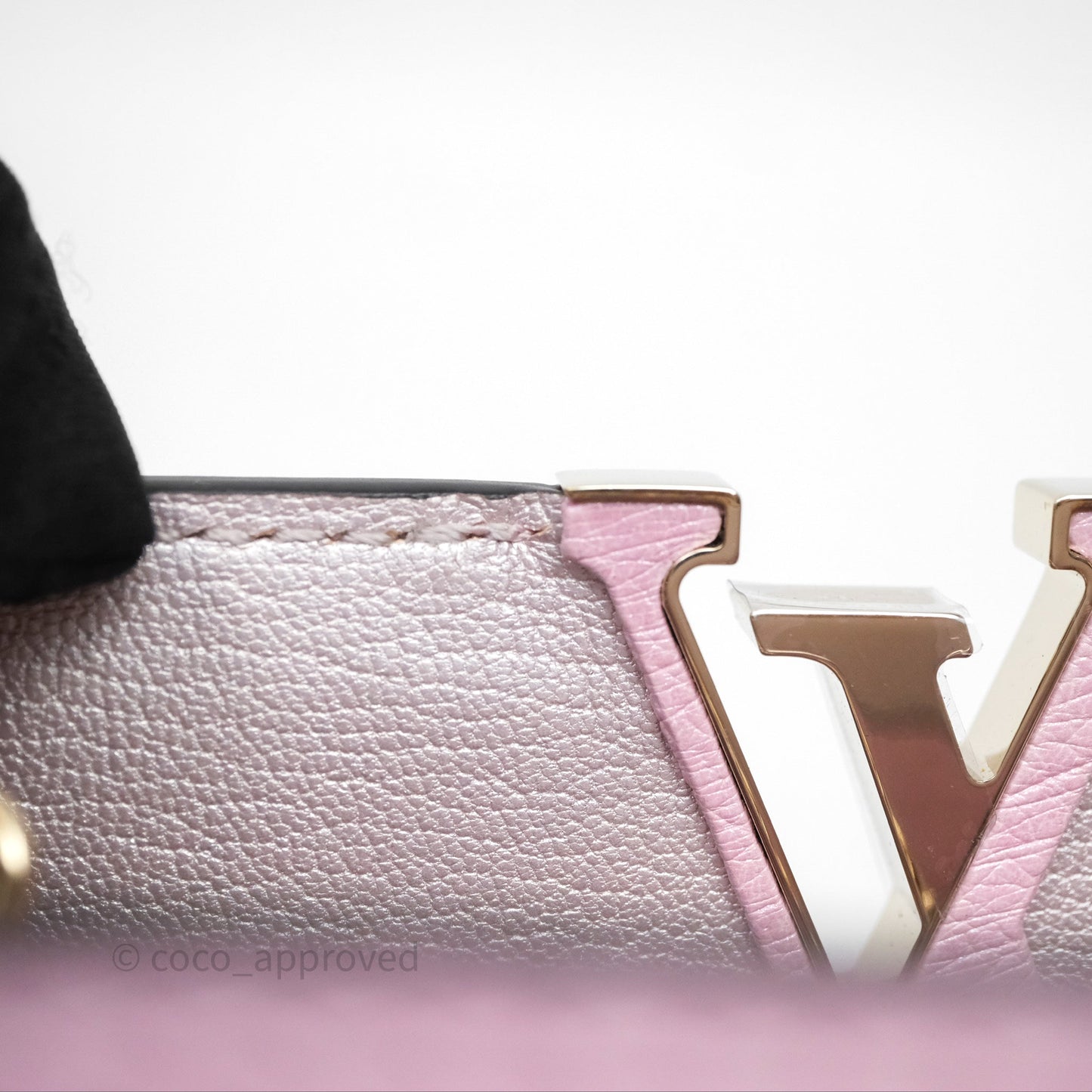 Louis Vuitton Taurillon Capucines Nano Pink in Ostrich