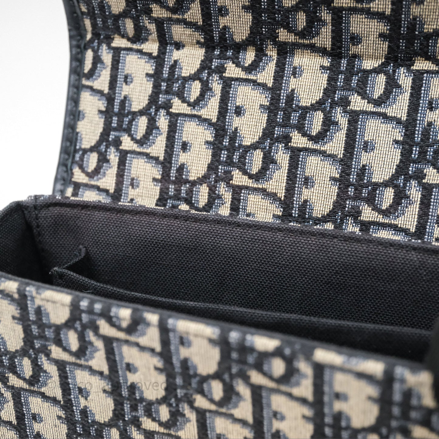 Christian Dior 30 Montaigne Oblique Jacquard Box Bag