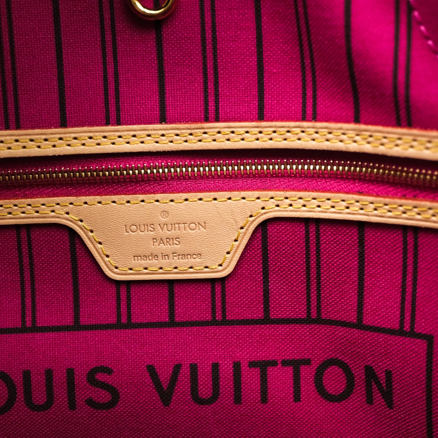 Louis Vuitton Neverfull PM Tote Bag Monogram Canvas Fuchsia