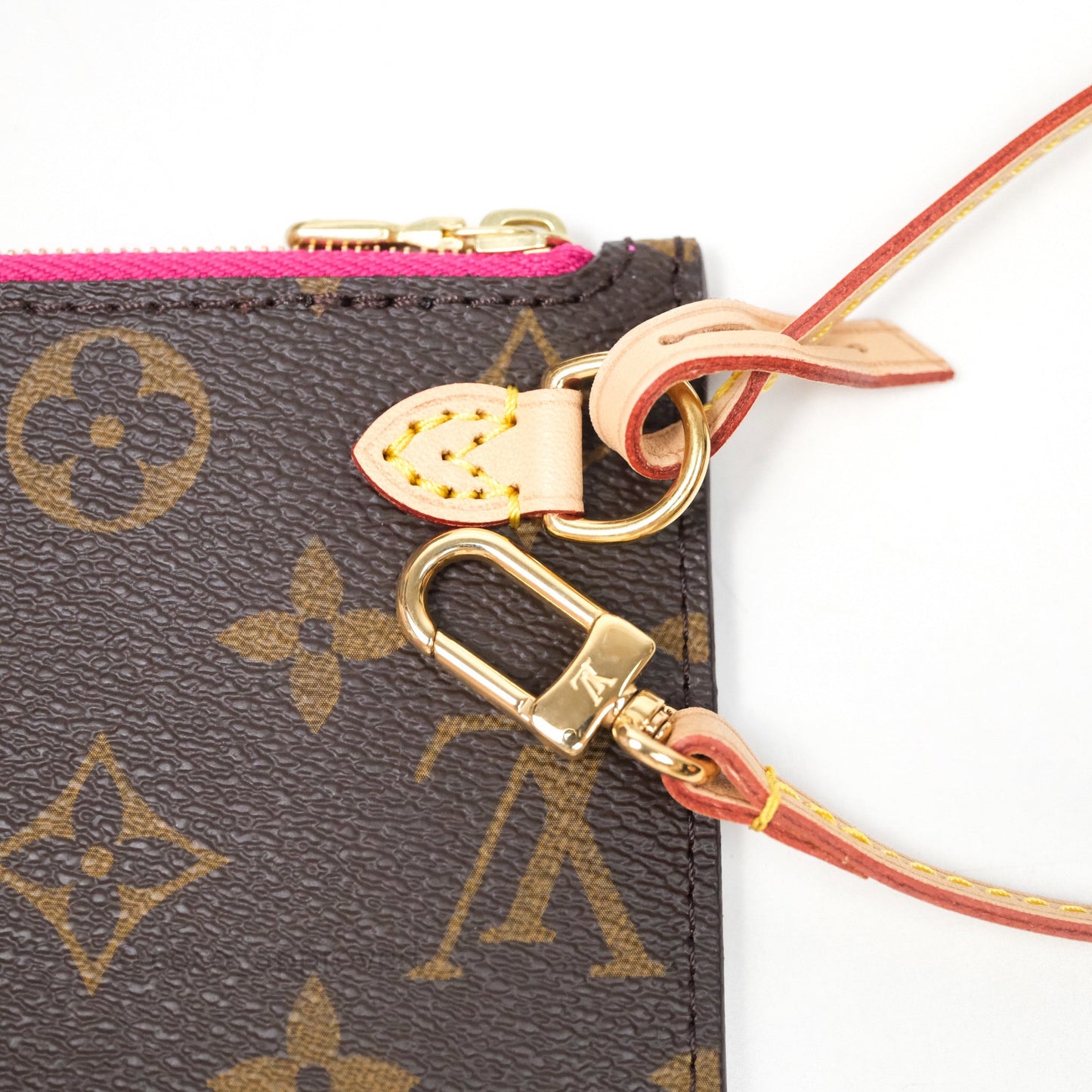 Louis Vuitton Neverfull PM Tote Bag Monogram Canvas Fuchsia