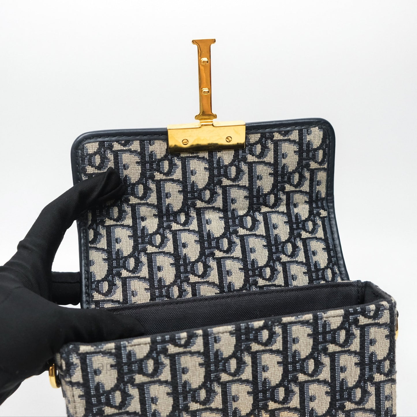 Christian Dior 30 Montaigne Oblique Jacquard Box Bag