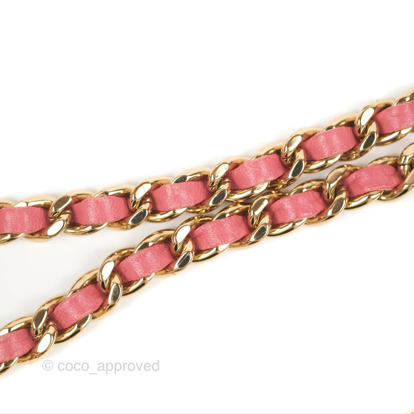 Chanel Trendy CC WOC Chevron Pink Lambskin Gold Hardware
