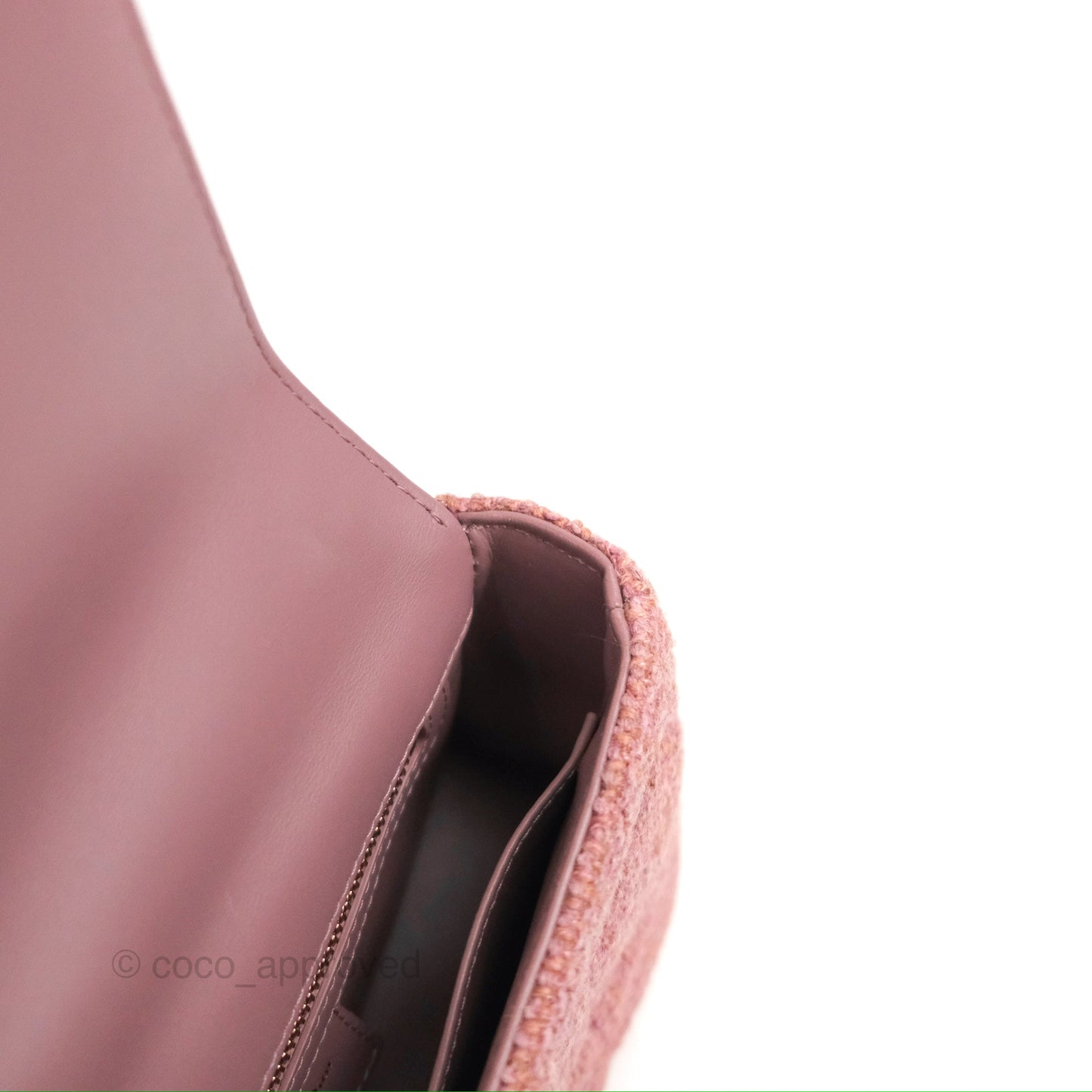 Dior Small Caro Bag Dark Pink Violine Canvas Rose Gold