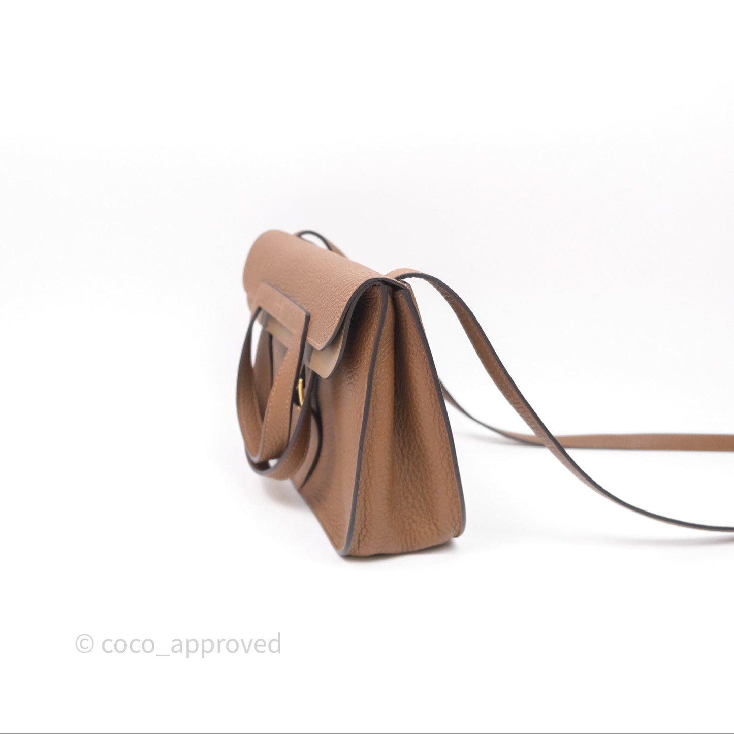 Hermès Halzan 25 Alezan 3G Clemence Gold Hardware