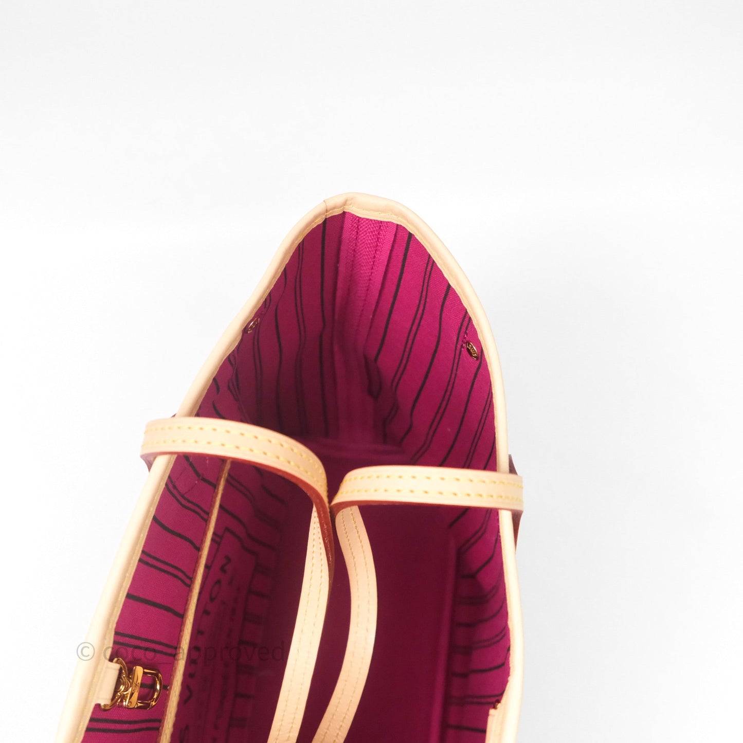 Louis Vuitton Neverfull PM Tote Bag Monogram Canvas Fuchsia