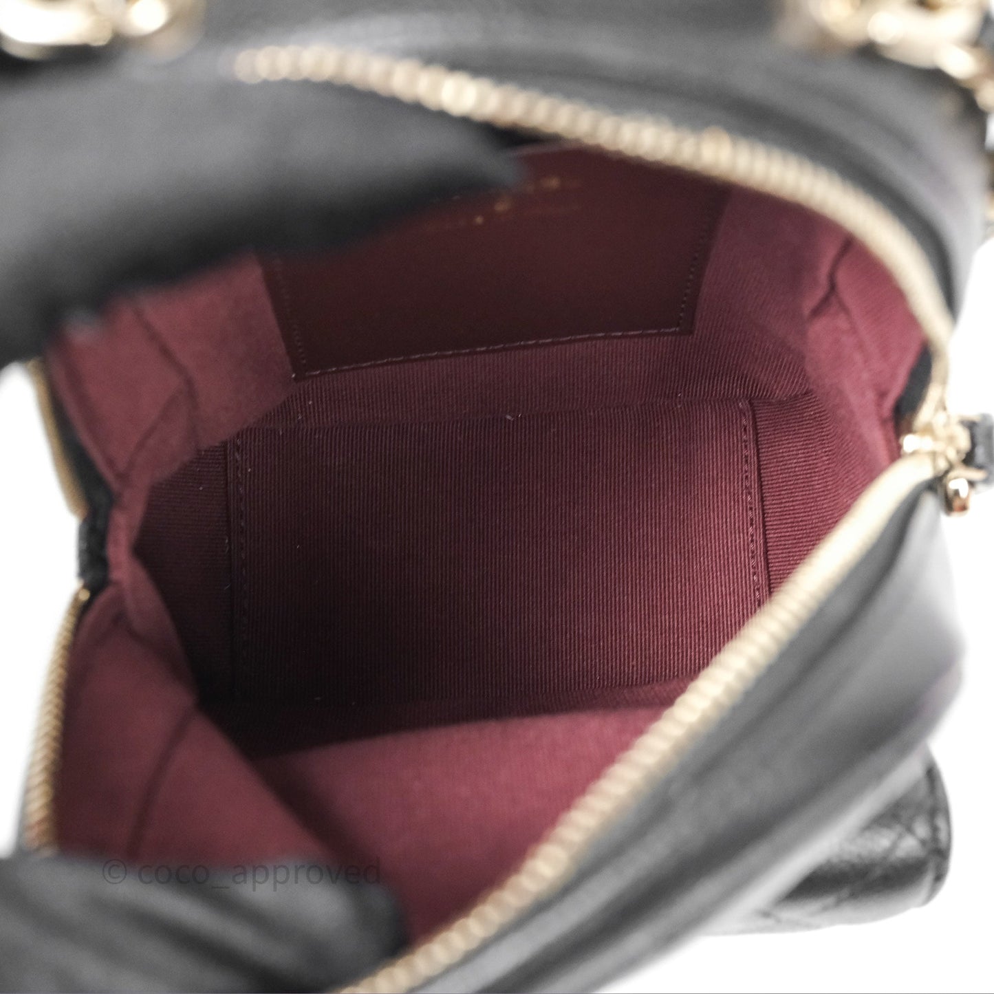 Chanel Classic Mini Backpack Black Caviar Gold Hardware