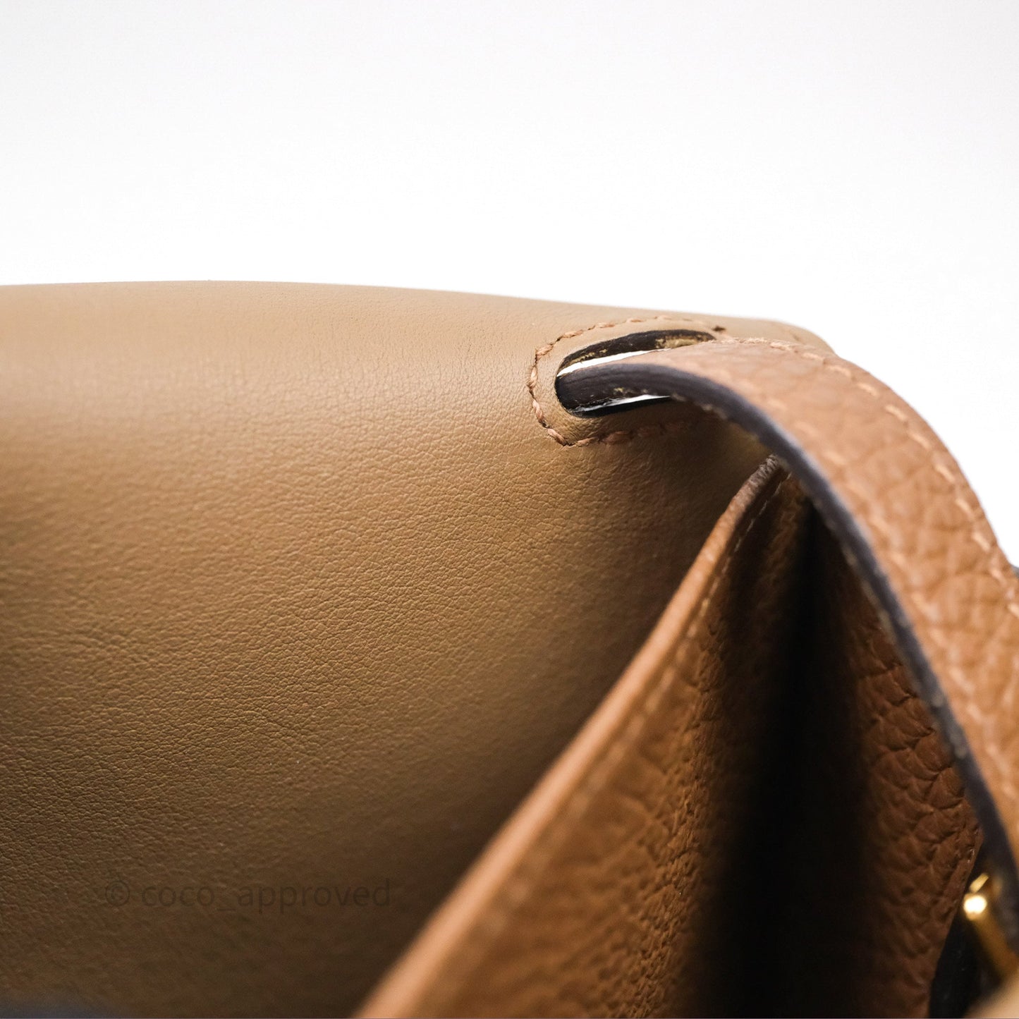 Hermès Halzan 25 Alezan 3G Clemence Gold Hardware