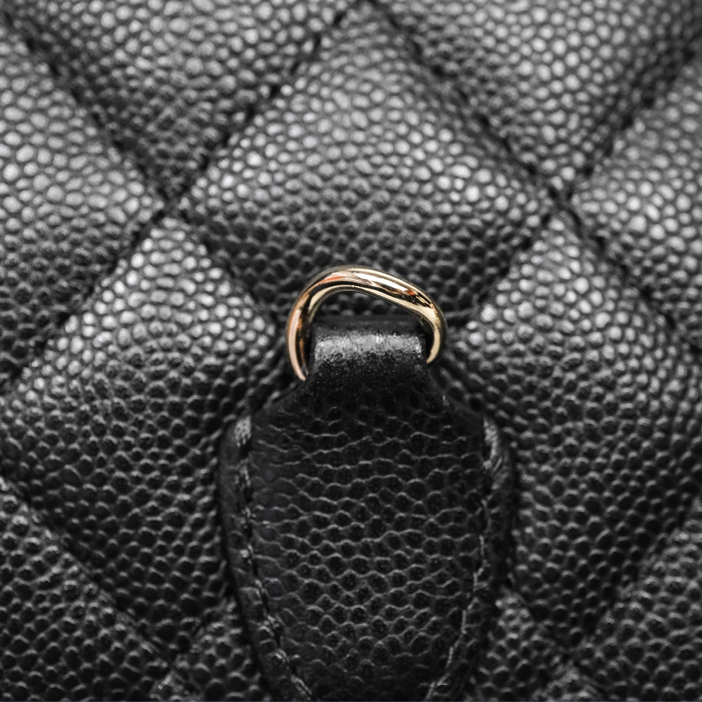 Chanel Classic Mini Backpack Black Caviar Gold Hardware