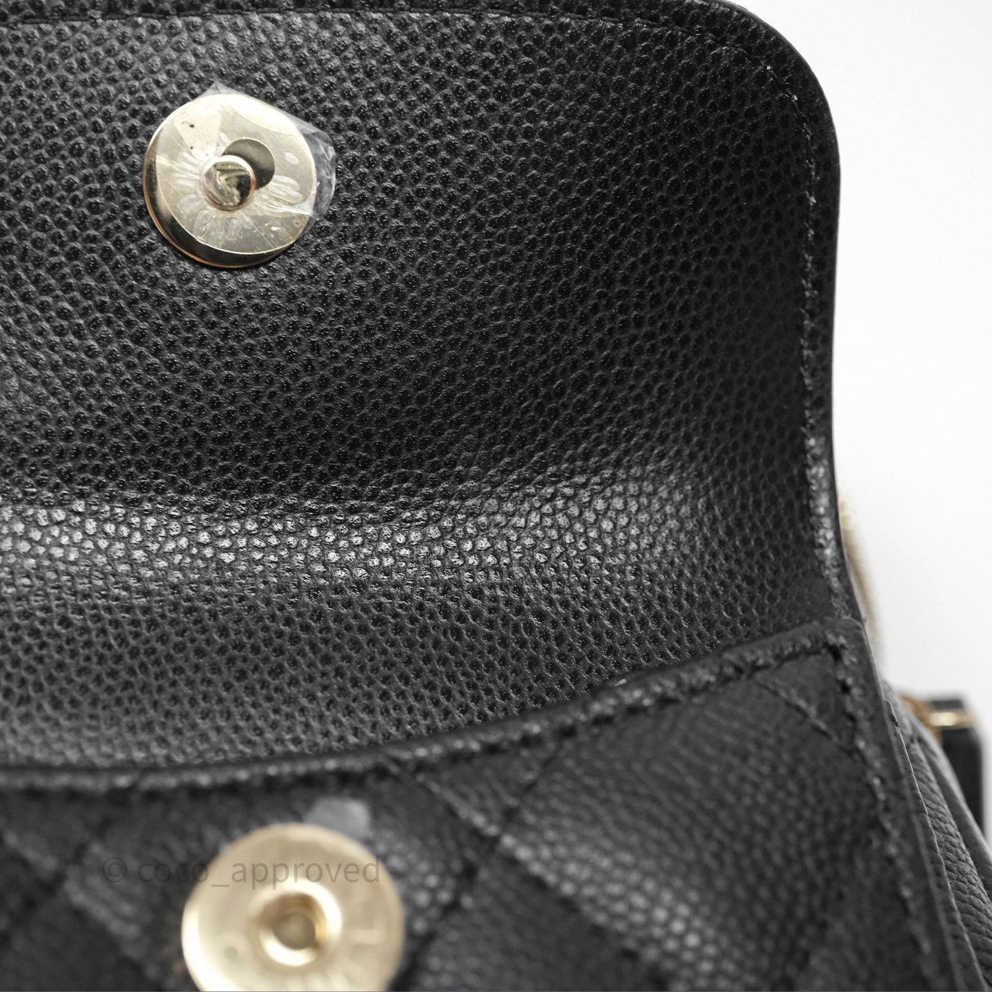 Chanel Classic Mini Backpack Black Caviar Gold Hardware