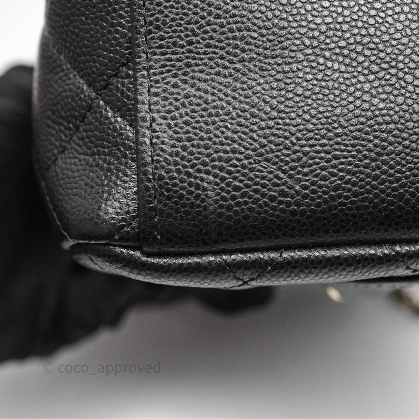 Chanel Classic Mini Backpack Black Caviar Gold Hardware