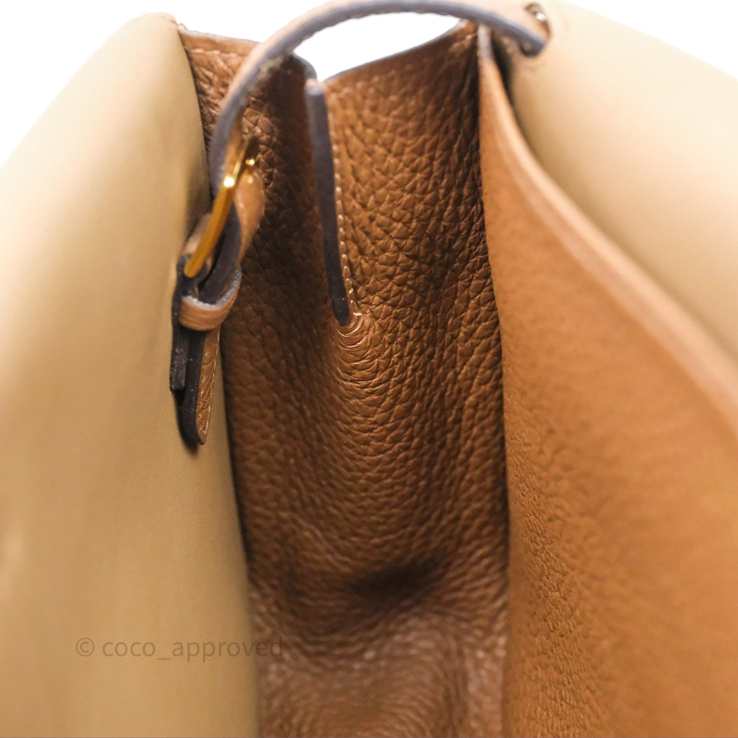 Hermès Halzan 25 Alezan 3G Clemence Gold Hardware