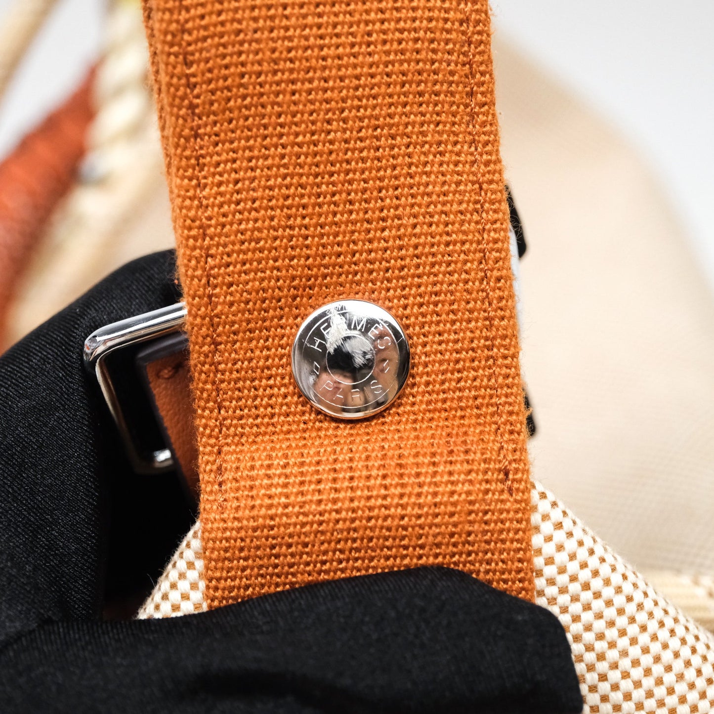 Hermès Large Bride-A-Brac Cabriole Canvas