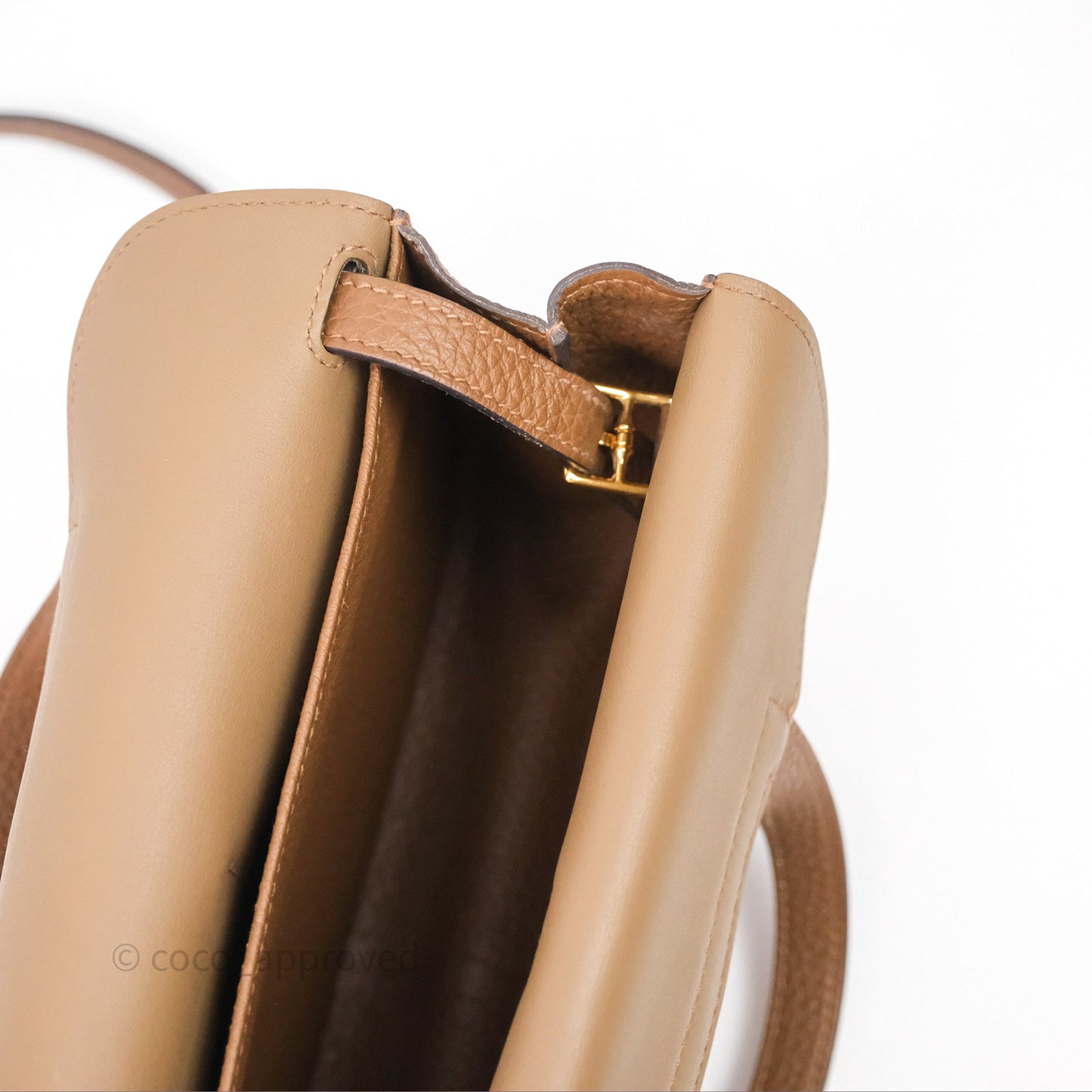 Hermès Halzan 25 Alezan 3G Clemence Gold Hardware