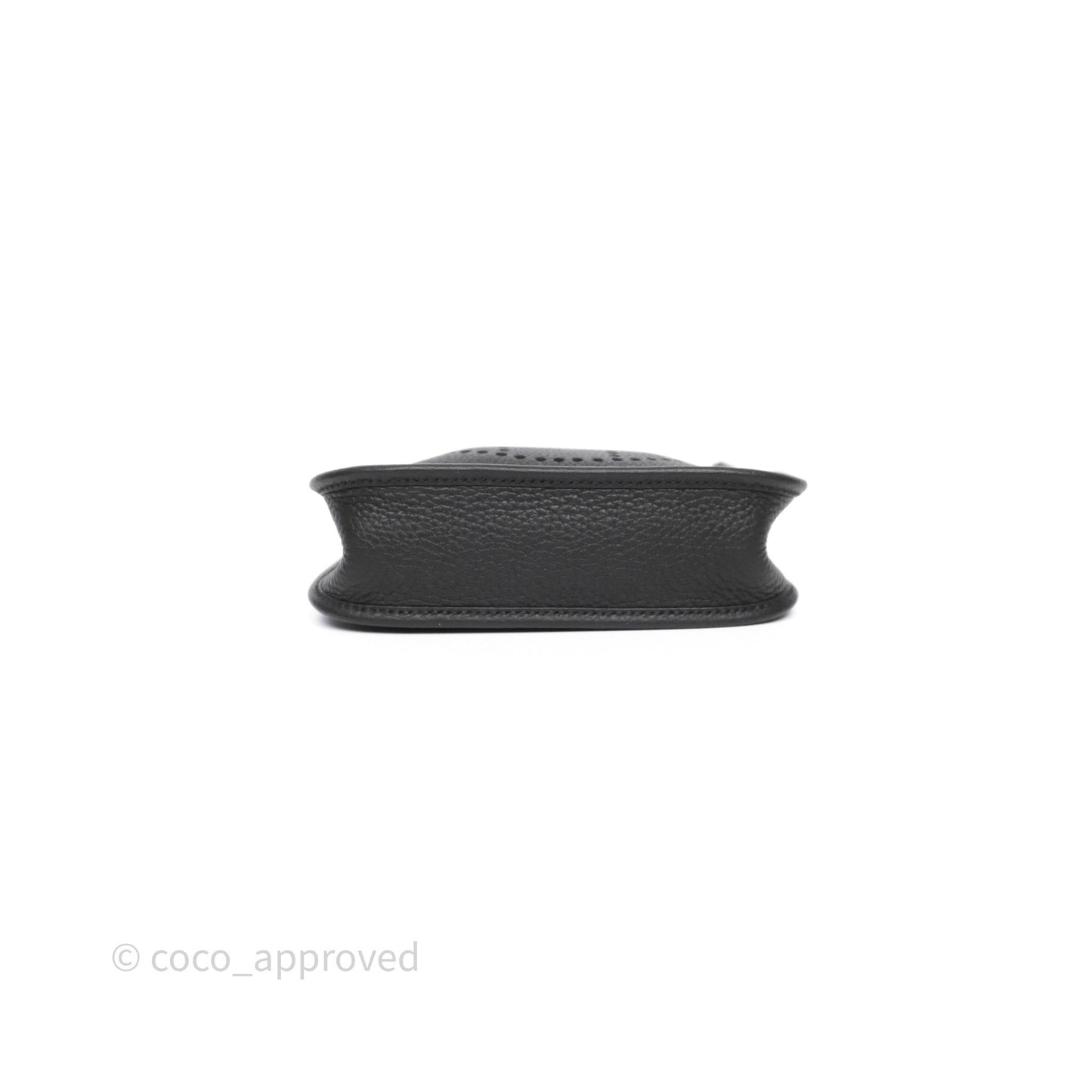 Hermès Mini Evelyne 16 Black Noir 89 Clemence Gold Hardware