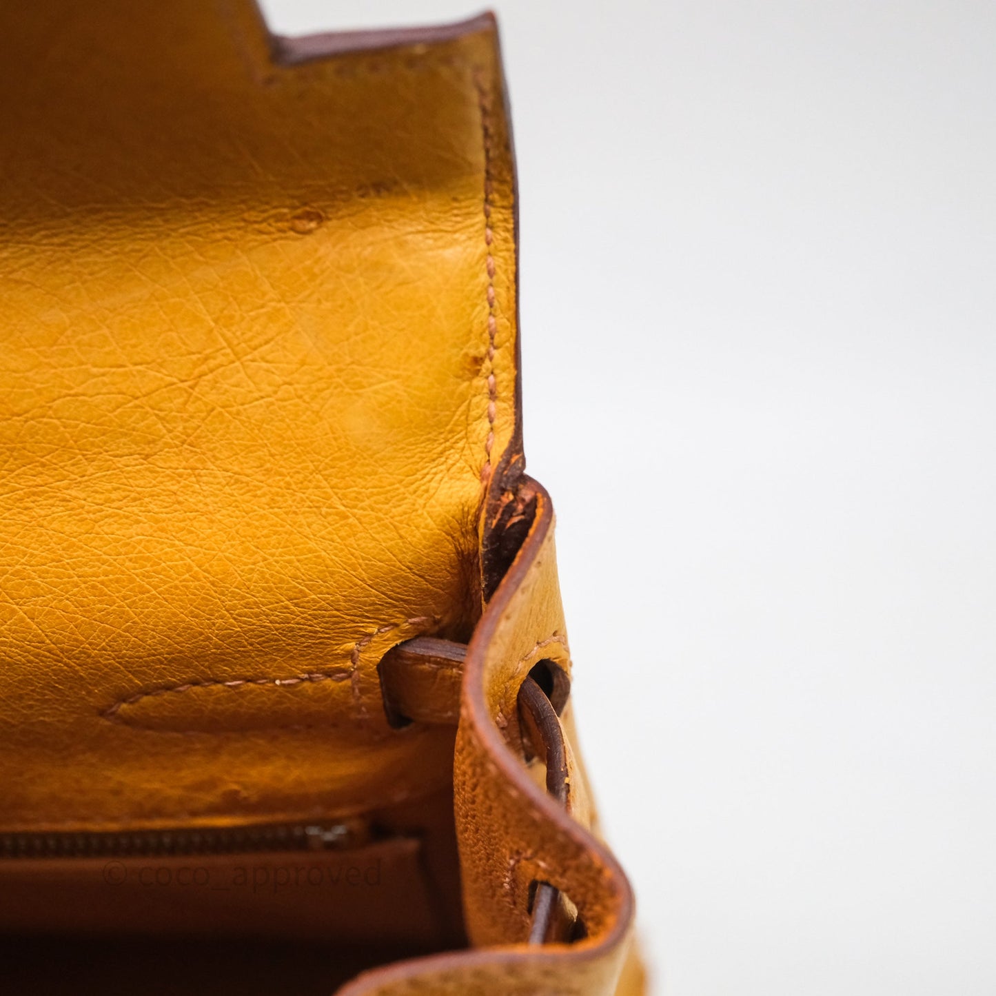 Hermès Kelly 25 Sable Ostrich Palladium Hardware