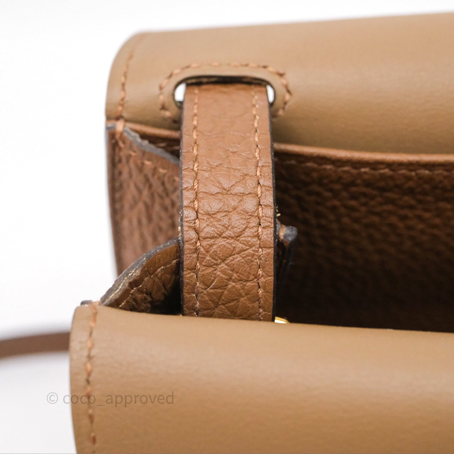 Hermès Halzan 25 Alezan 3G Clemence Gold Hardware