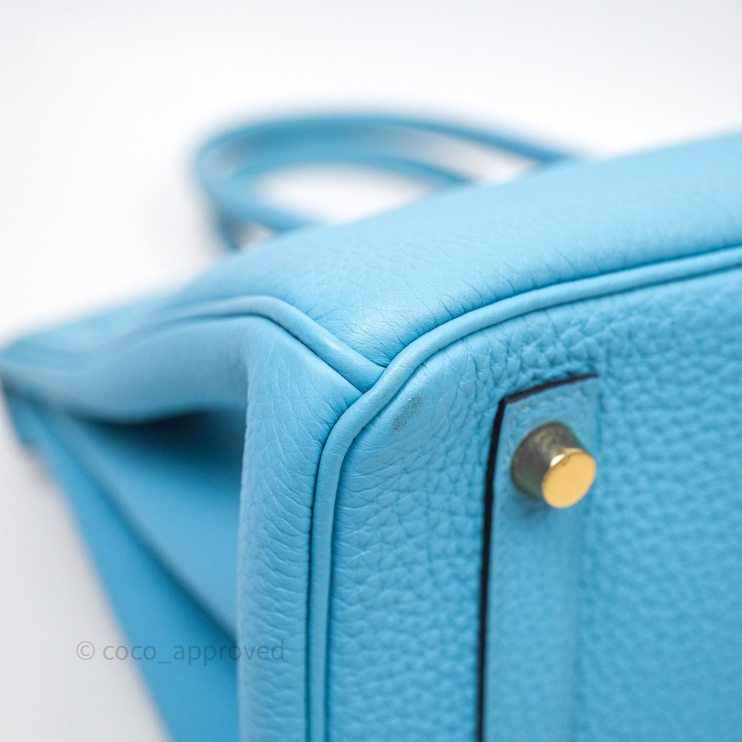 Hermès Birkin 30 Bleu De Nord P3 Togo Gold Hardware