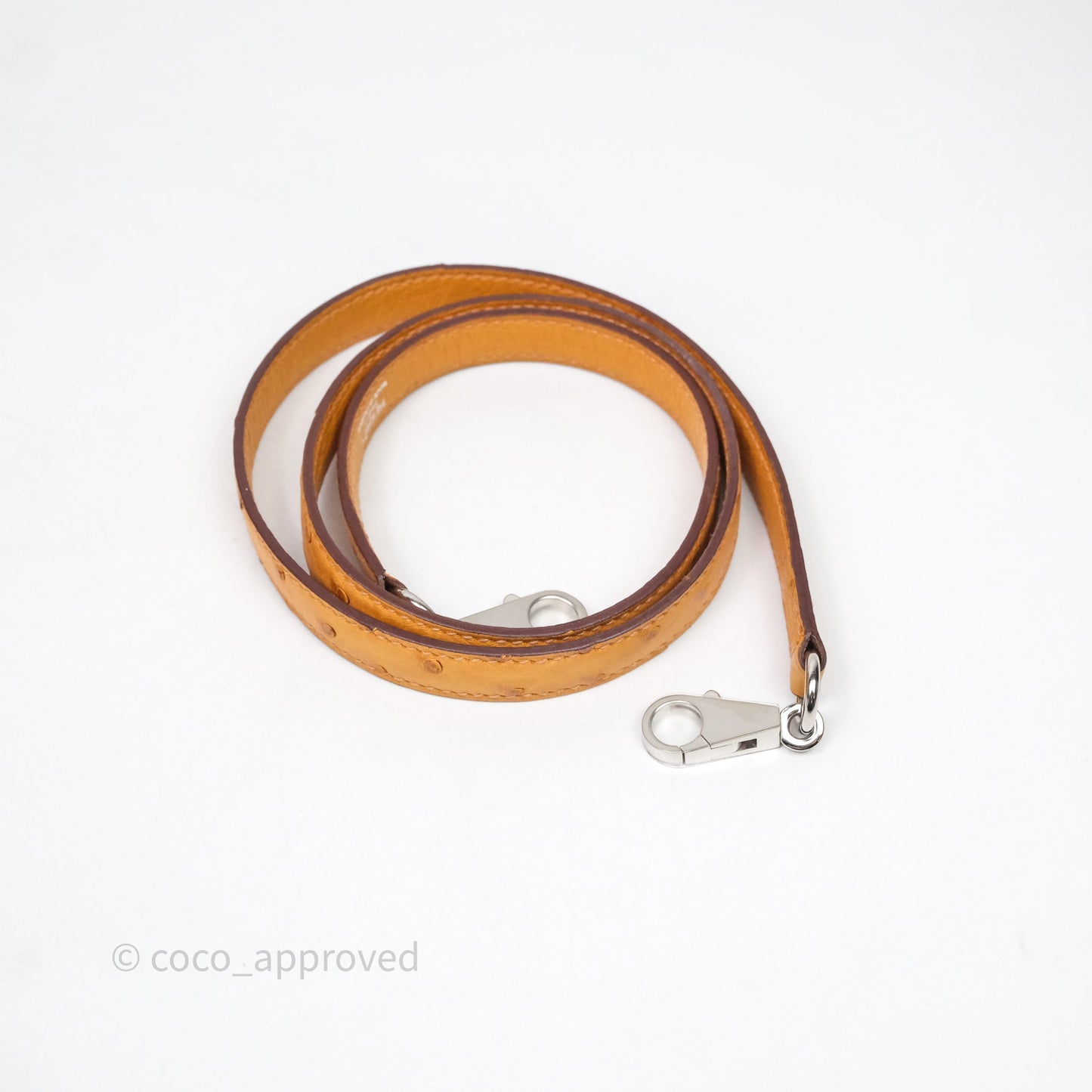 Hermès Kelly 25 Sable Ostrich Palladium Hardware