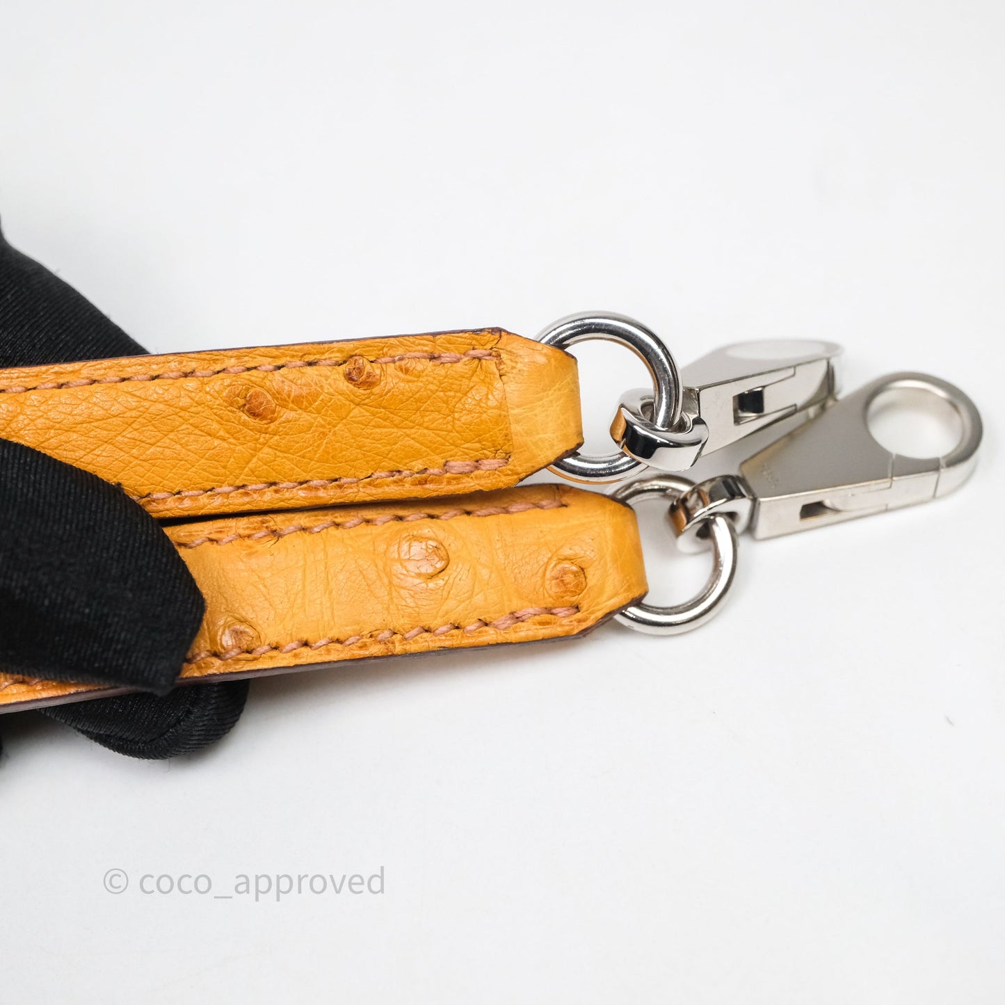 Hermès Kelly 25 Sable Ostrich Palladium Hardware