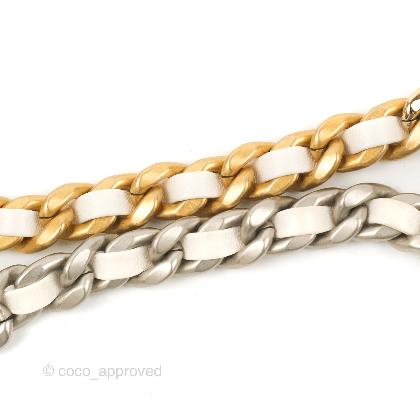 Chanel 19 Wallet on Chain WOC White Mixed Hardware