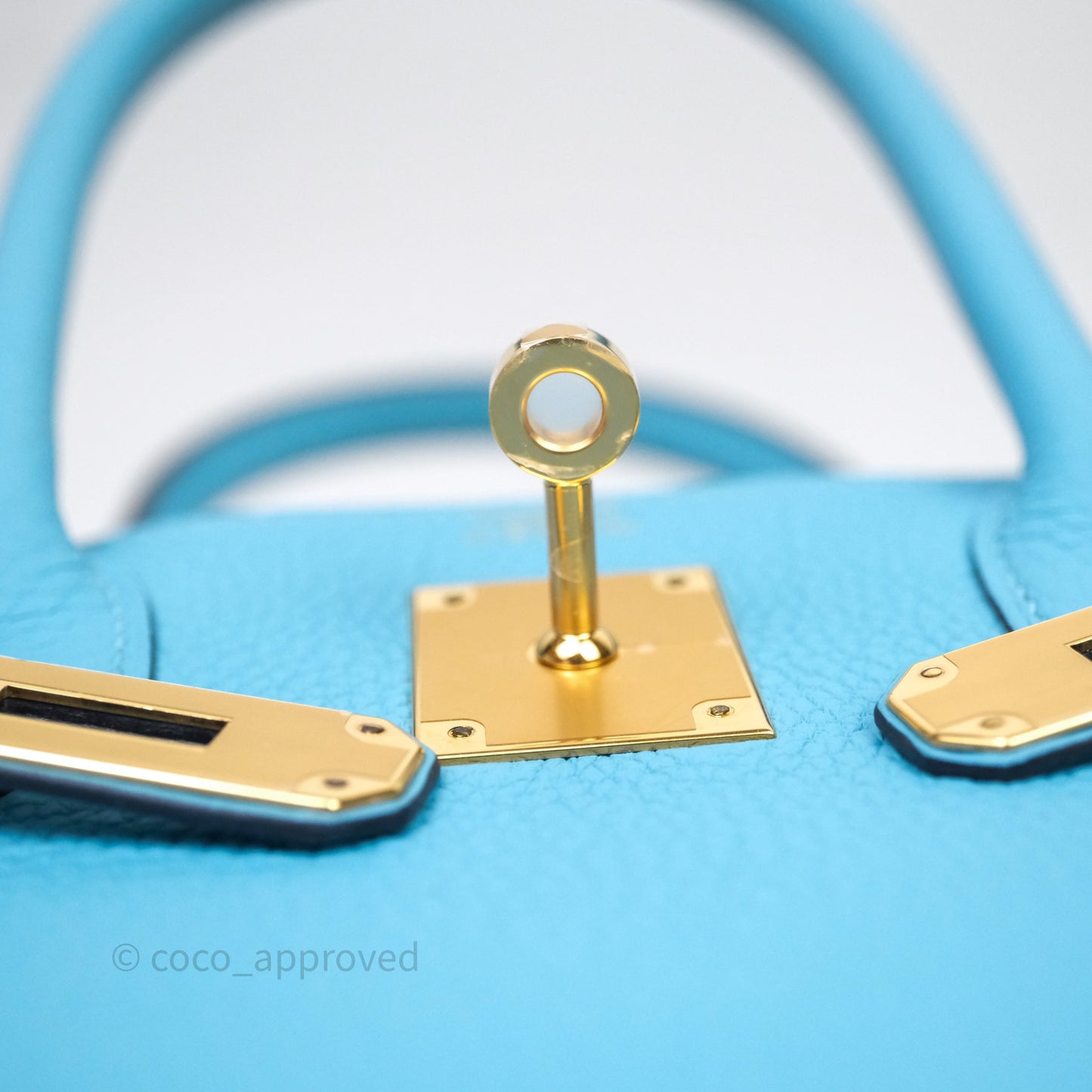 Hermès Birkin 30 Bleu De Nord P3 Togo Gold Hardware