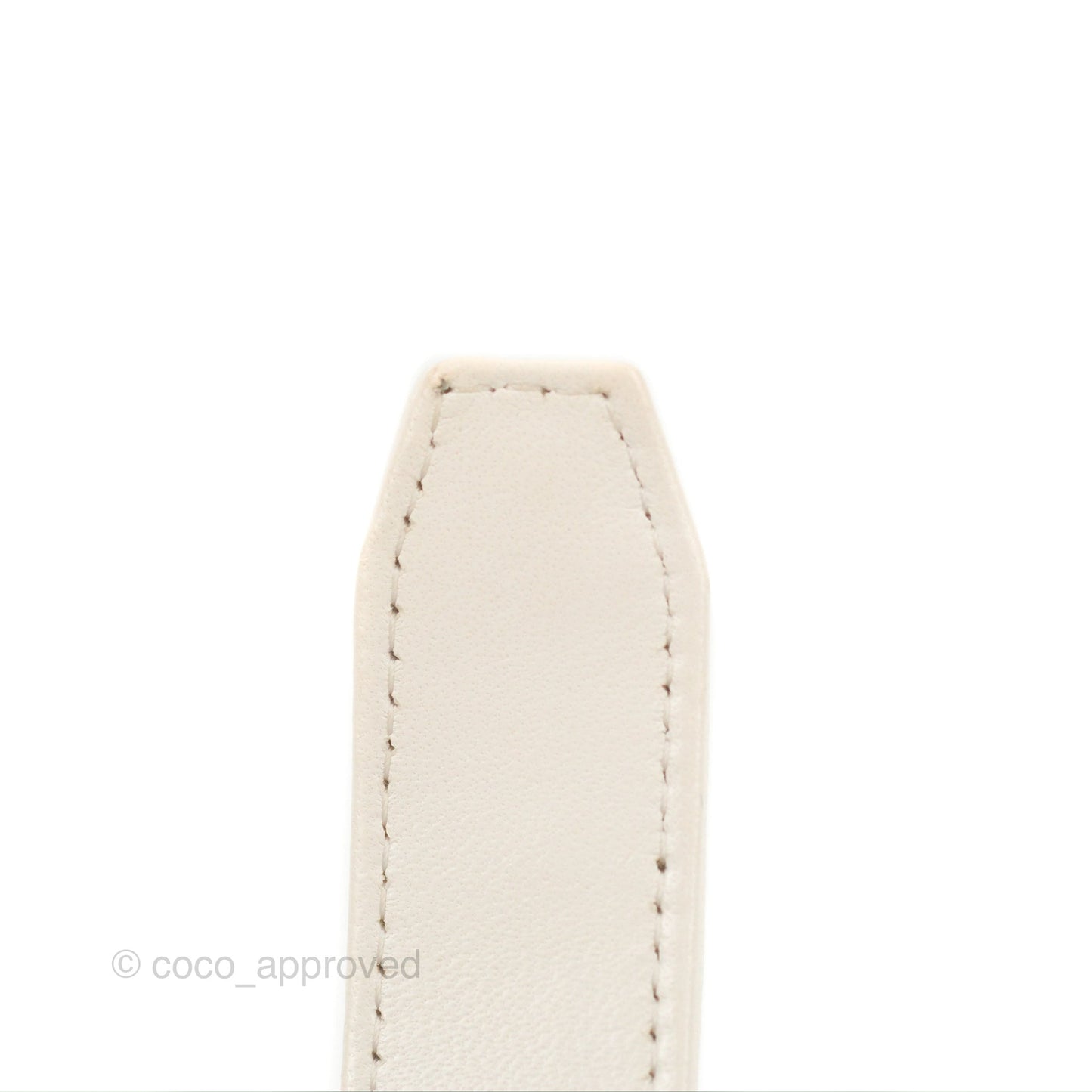 Chanel 19 Wallet on Chain WOC White Mixed Hardware