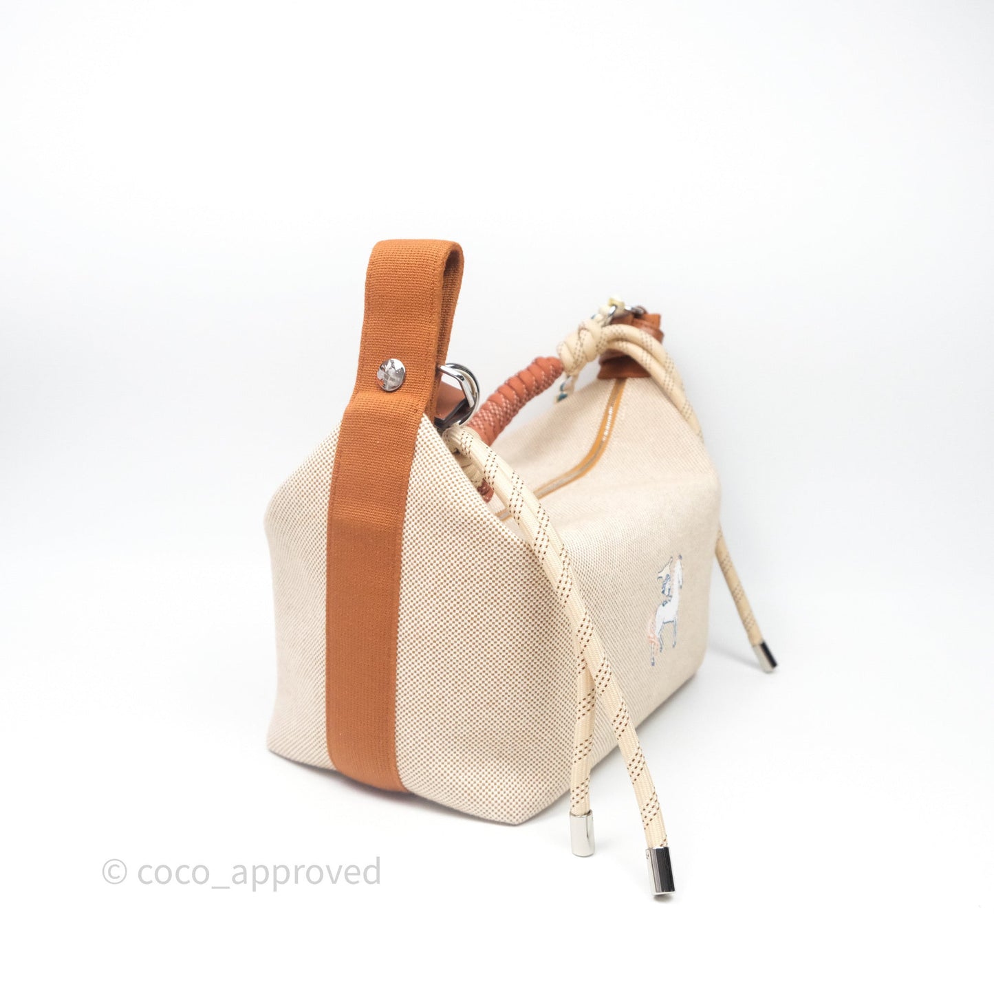 Hermès Large Bride-A-Brac Cabriole Canvas