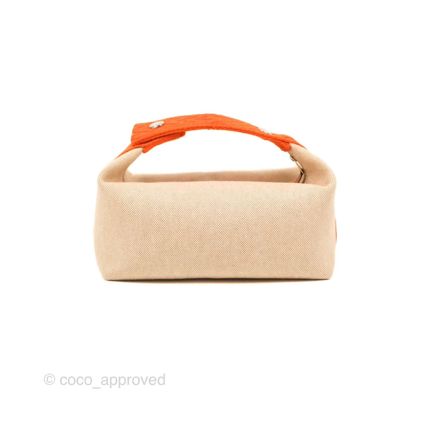 Hermès Small Bride-A-Brac Natural Orange Canvas