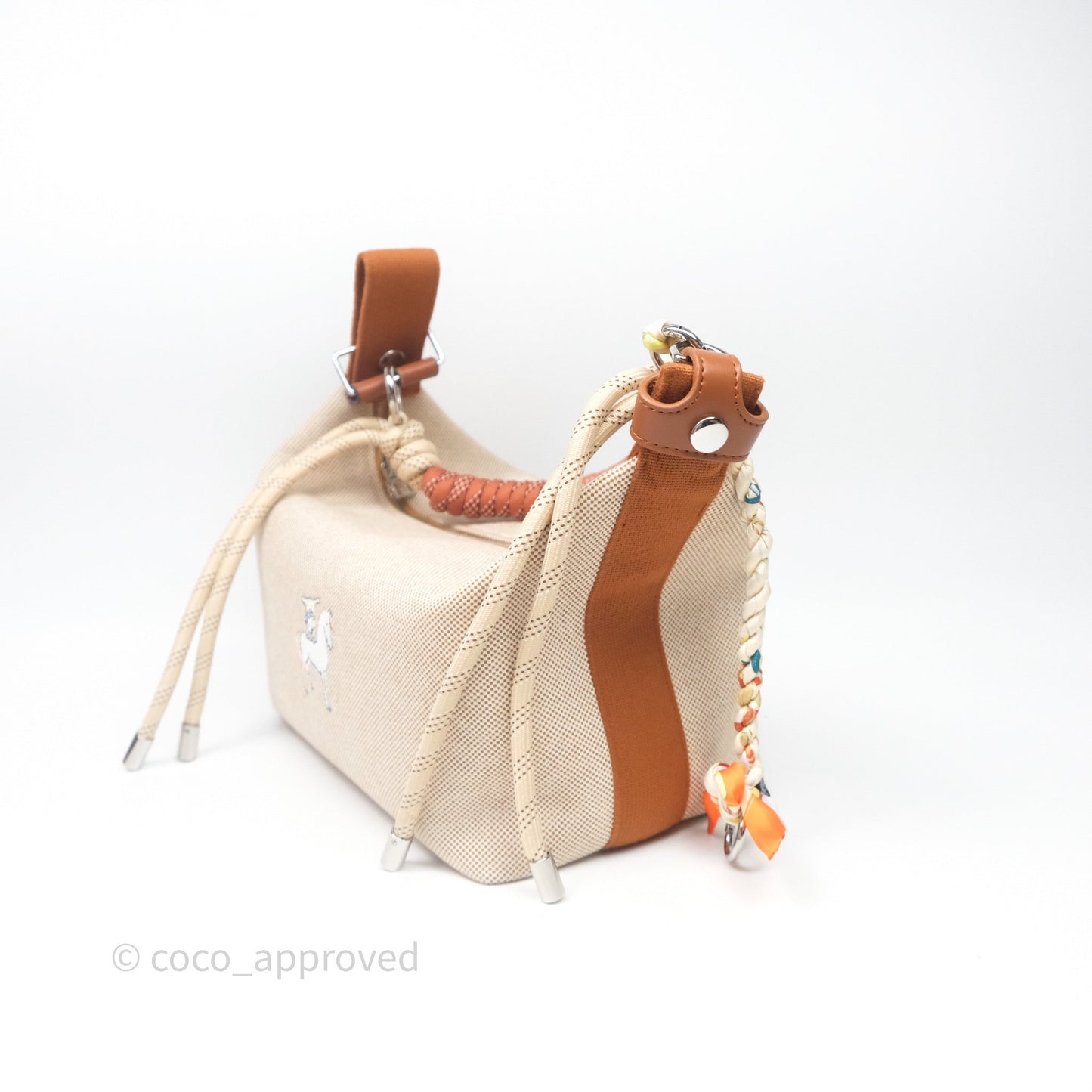 Hermès Large Bride-A-Brac Cabriole Canvas