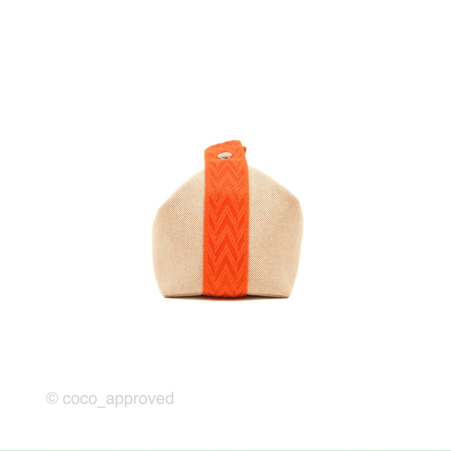Hermès Small Bride-A-Brac Natural Orange Canvas