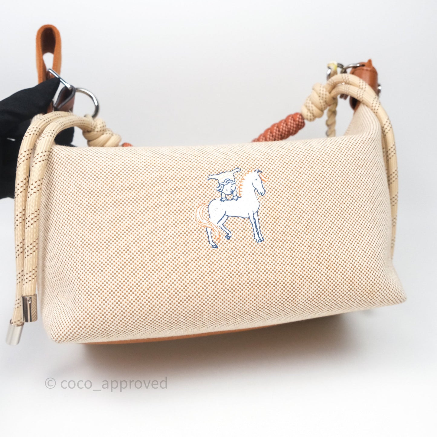 Hermès Large Bride-A-Brac Cabriole Canvas