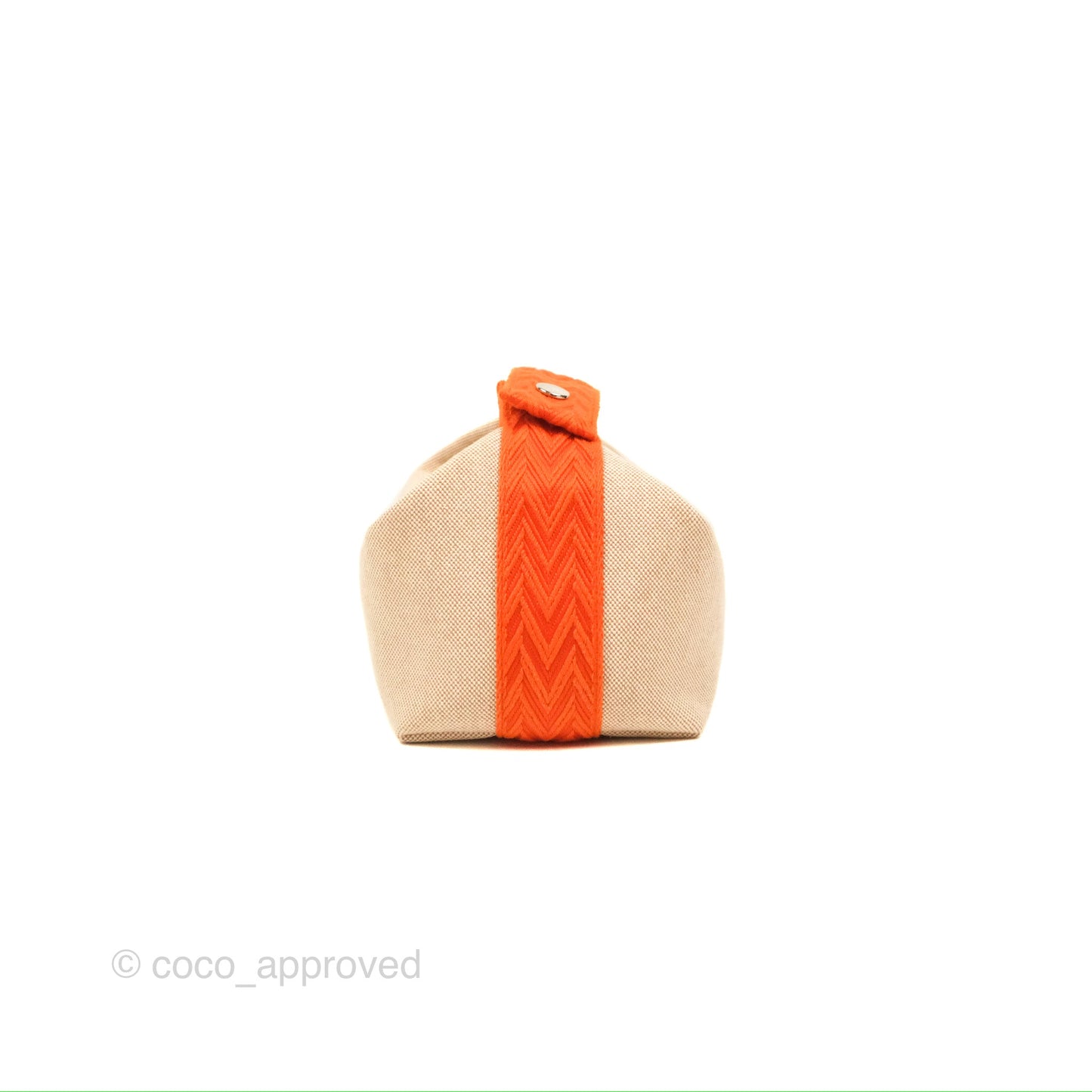 Hermès Small Bride-A-Brac Natural Orange Canvas