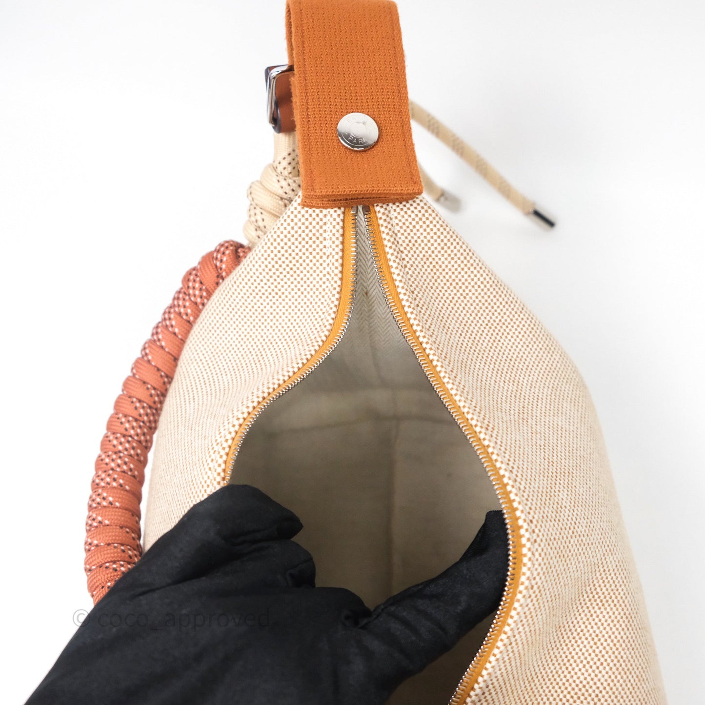 Hermès Large Bride-A-Brac Cabriole Canvas