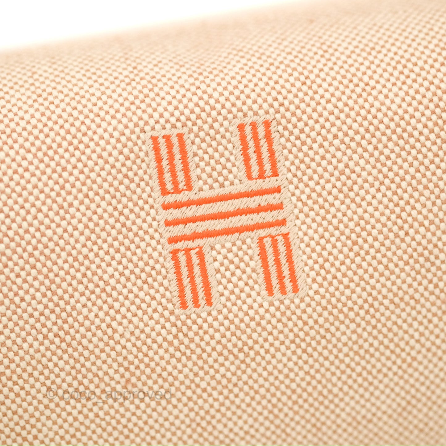 Hermès Small Bride-A-Brac Natural Orange Canvas