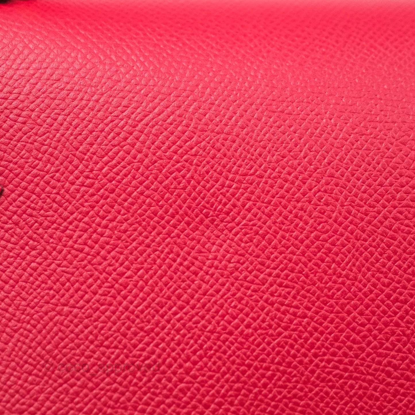 Hermès Kelly 32 Sellier Rouge Casaque Q5 Epsom Gold Hardware