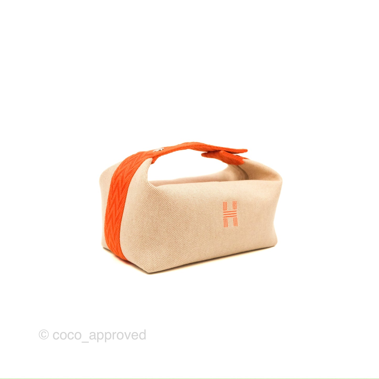Hermès Small Bride-A-Brac Natural Orange Canvas