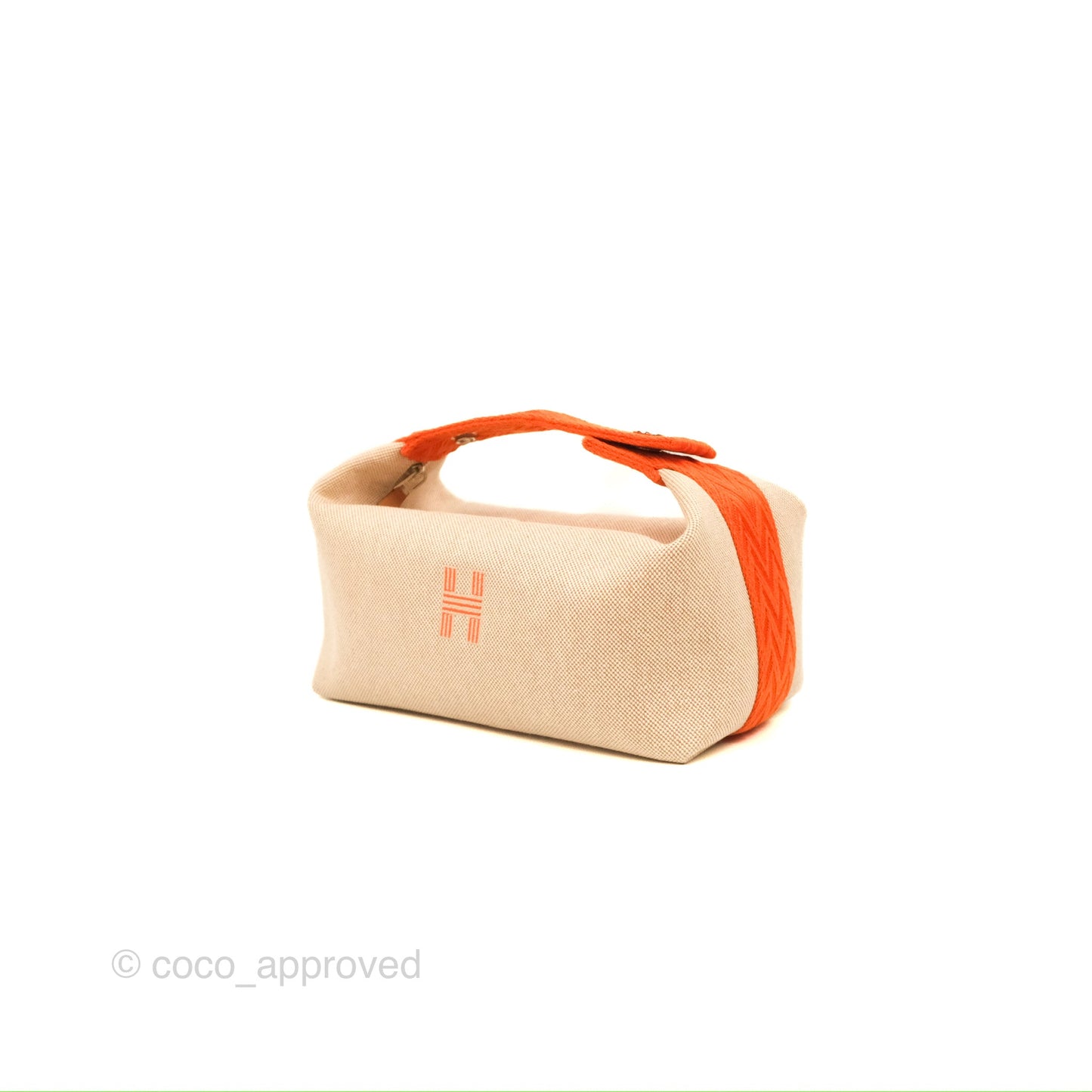 Hermès Small Bride-A-Brac Natural Orange Canvas