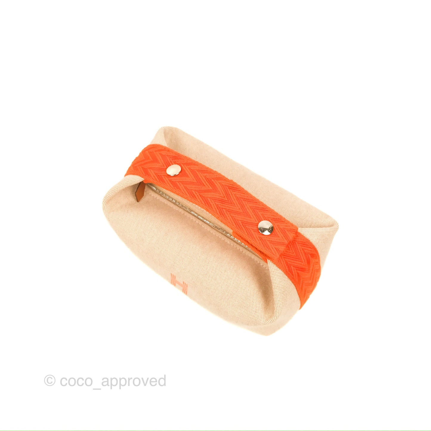 Hermès Small Bride-A-Brac Natural Orange Canvas