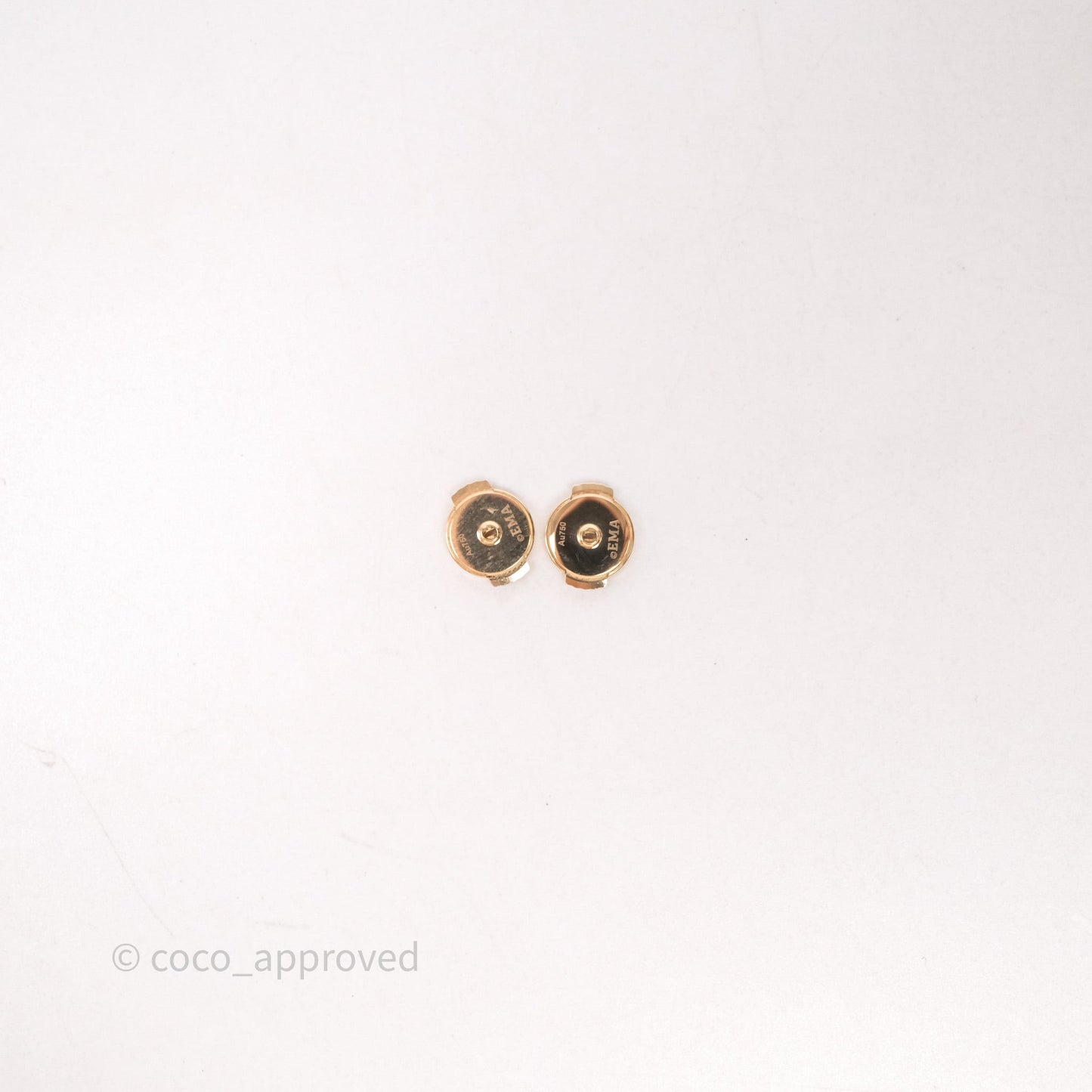 Van Cleef & Arpels Sweet Alhambra Earstuds Earrings Pendant Onyx Yellow Gold
