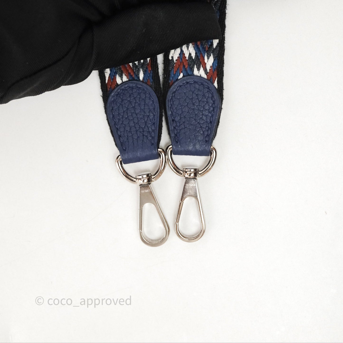 Hermès Mini Evelyne 16 Bleu Saphir 73 Taurillon Maurice Palladium Hardware