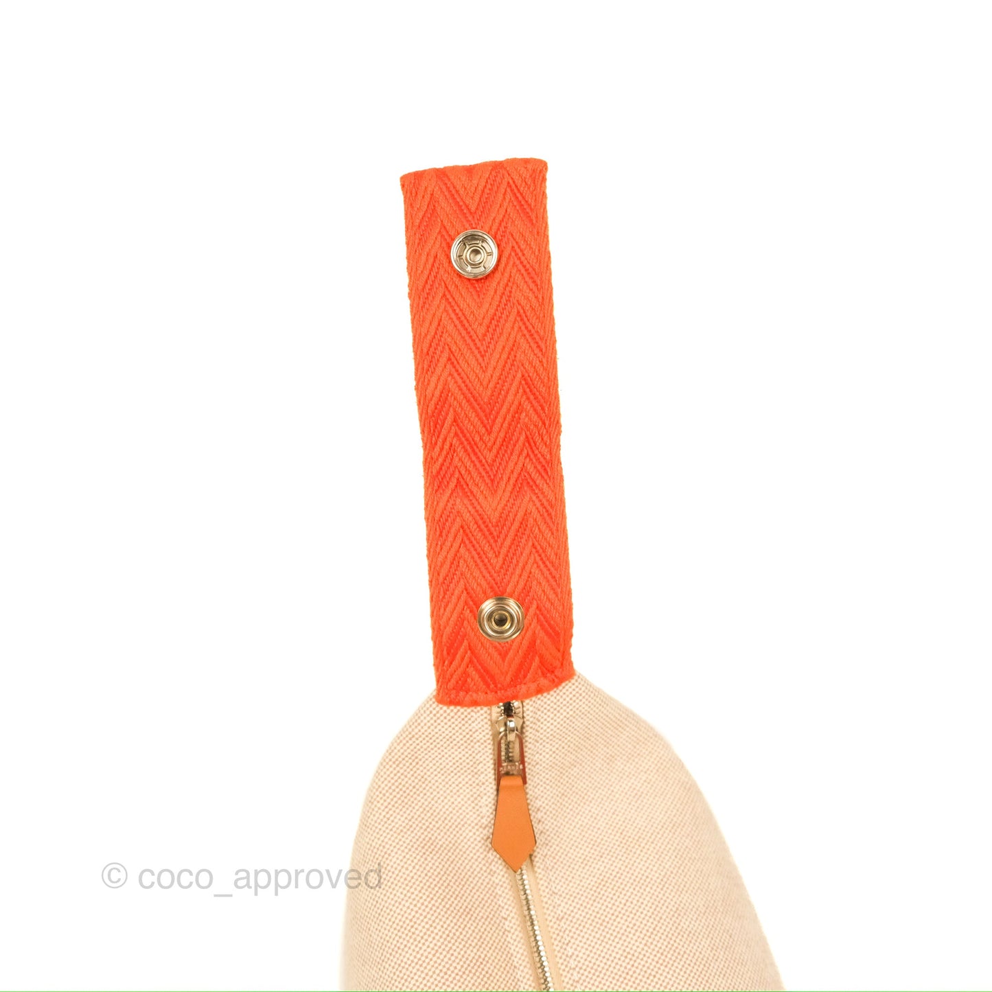 Hermès Small Bride-A-Brac Natural Orange Canvas