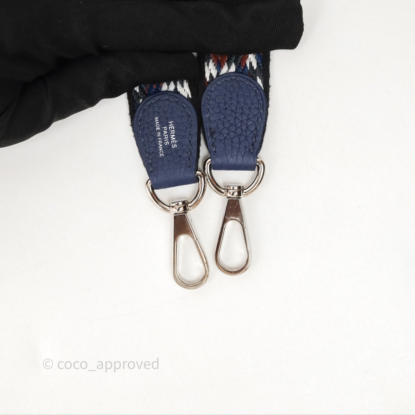 Hermès Mini Evelyne 16 Bleu Saphir 73 Taurillon Maurice Palladium Hardware