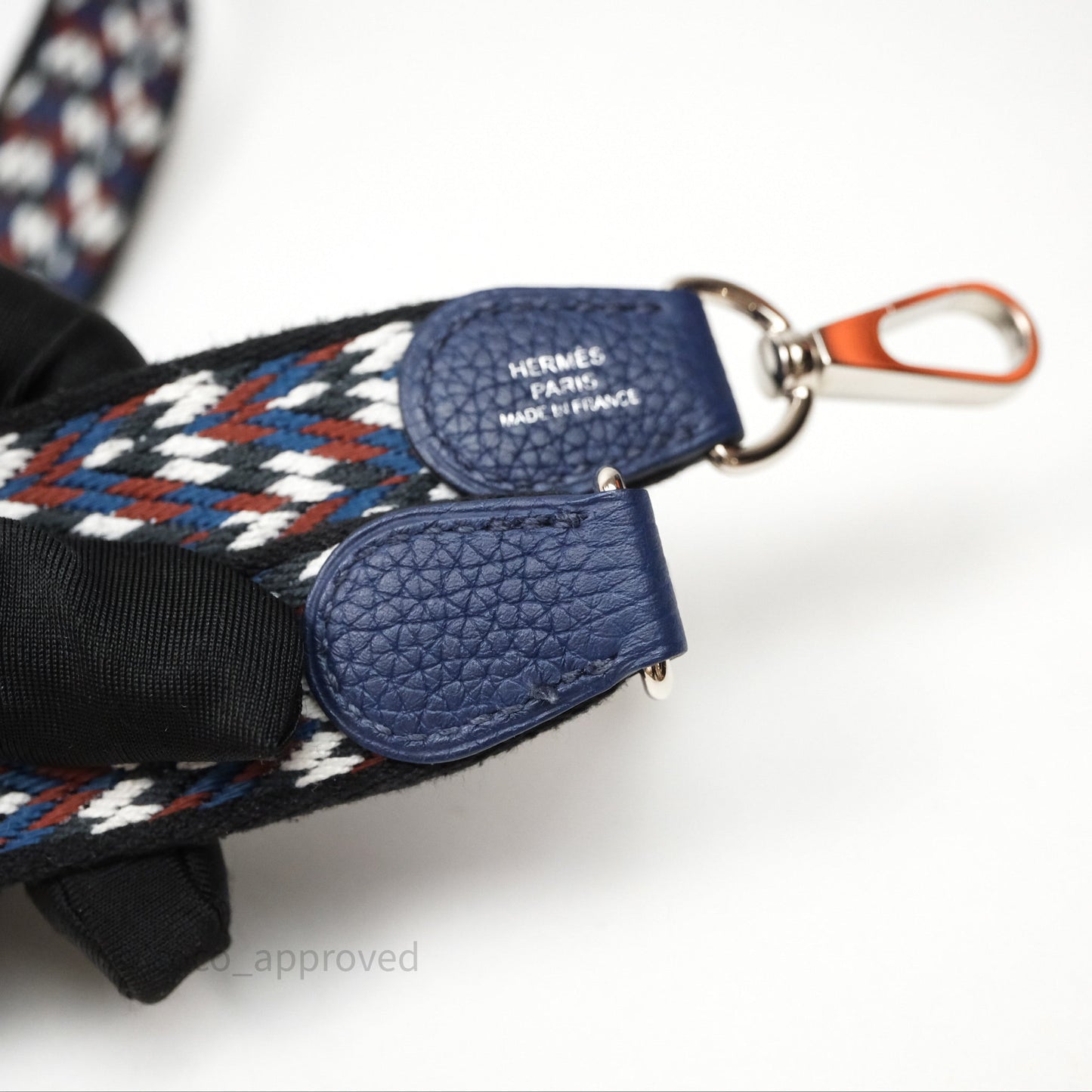 Hermès Mini Evelyne 16 Bleu Saphir 73 Taurillon Maurice Palladium Hardware