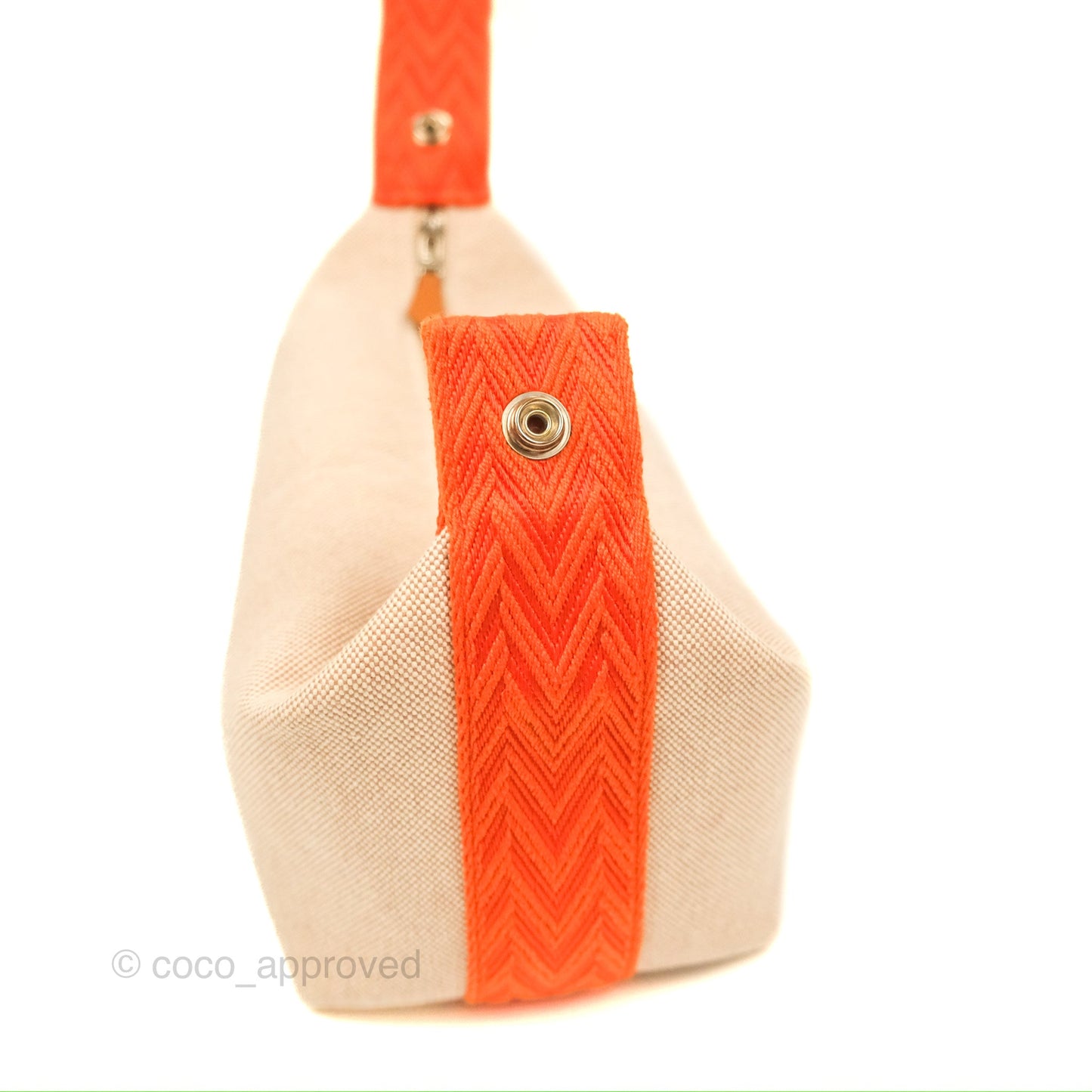 Hermès Small Bride-A-Brac Natural Orange Canvas