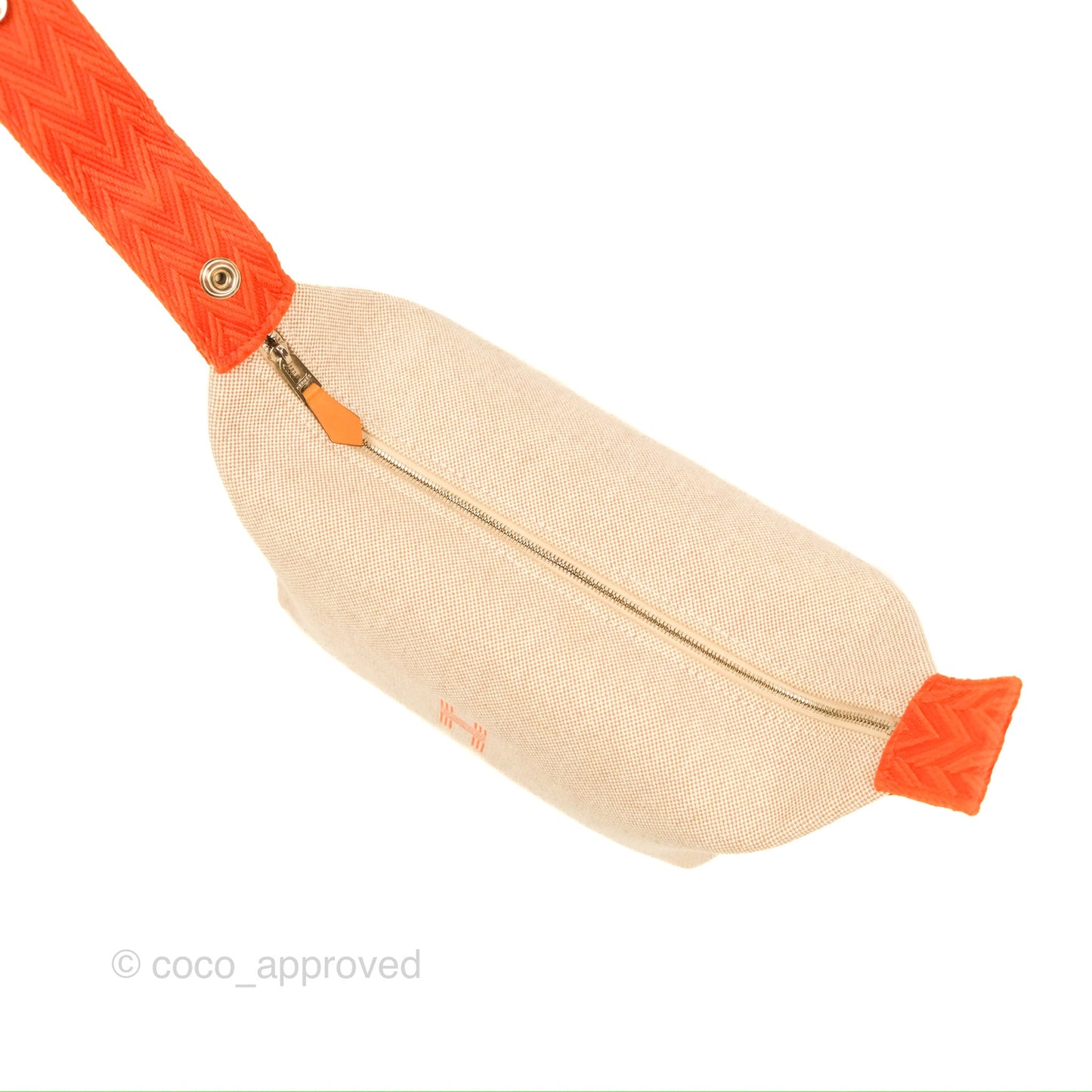 Hermès Small Bride-A-Brac Natural Orange Canvas